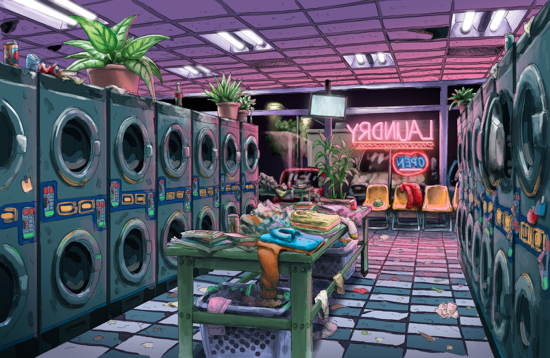 ArtStation Laundromat