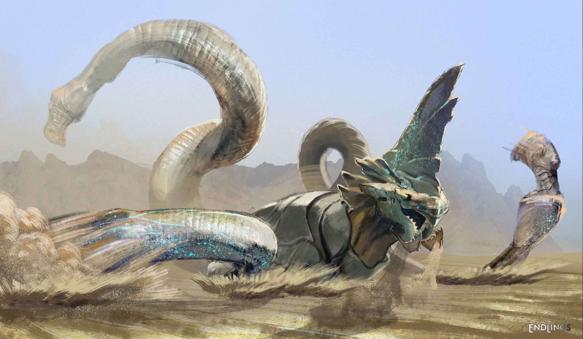 Sand Wyrm Carapace Helmet redesign