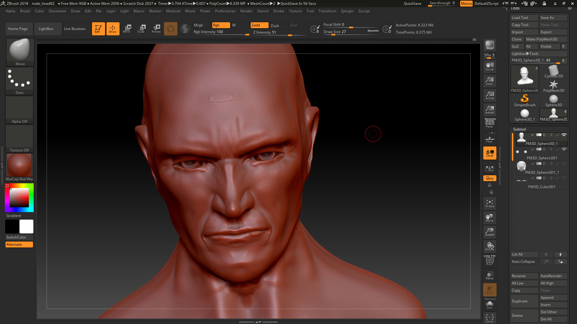 Zbrush как создать новый проект