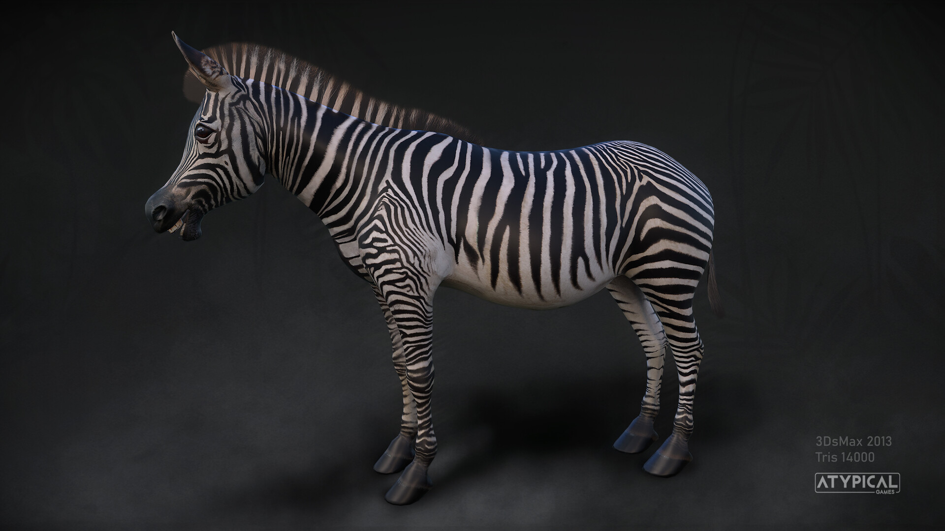 Artstation 3d Zebra Alina Safta