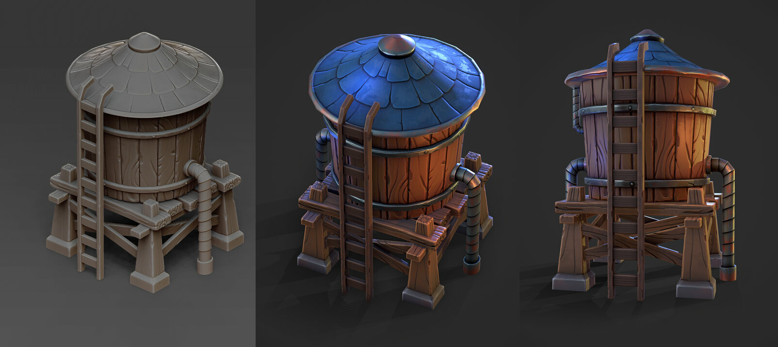 Artstation Stylized Water Tank 3dextrude Tutorials