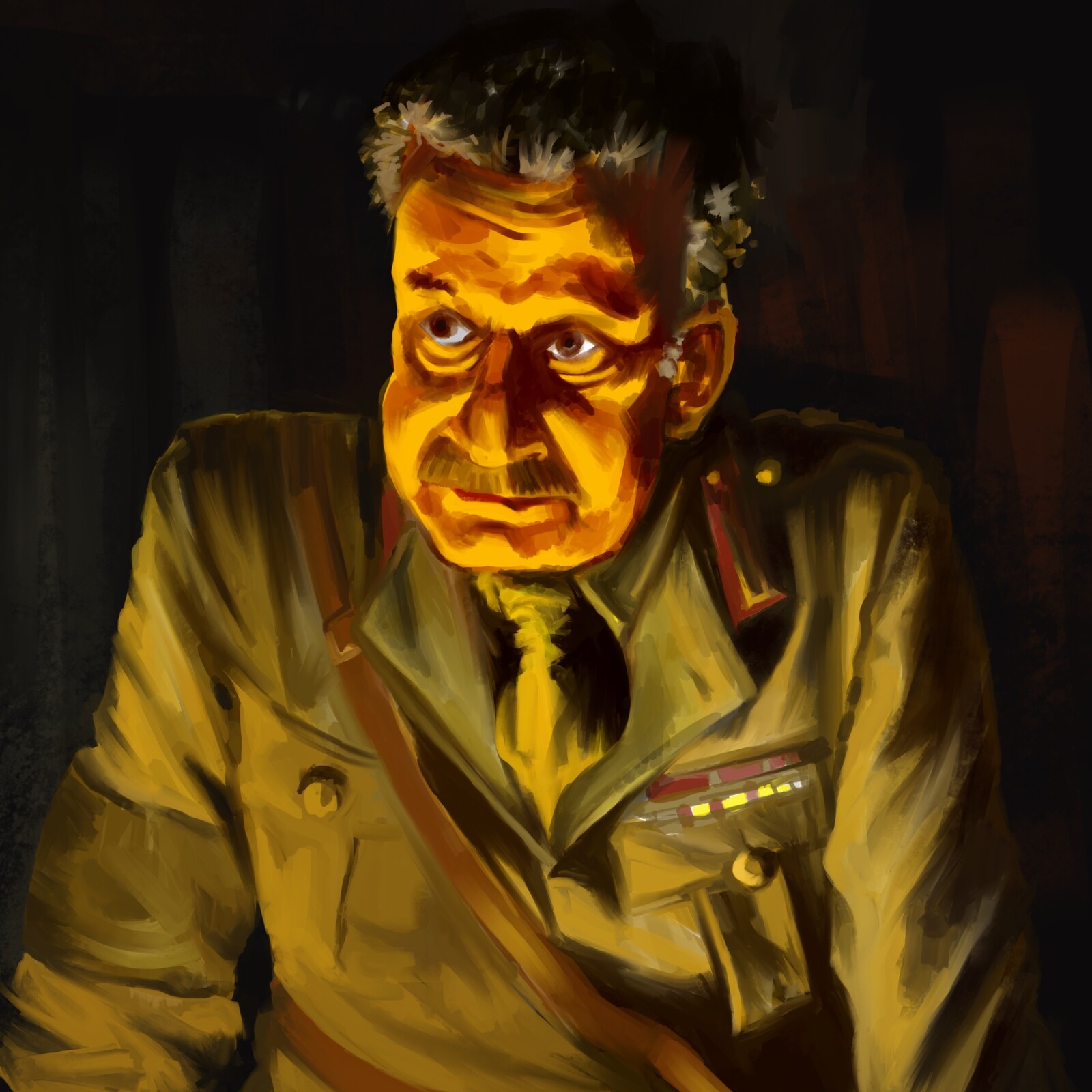 Artstation Colonel Colin Firth As Colonel Edinmore In 1917