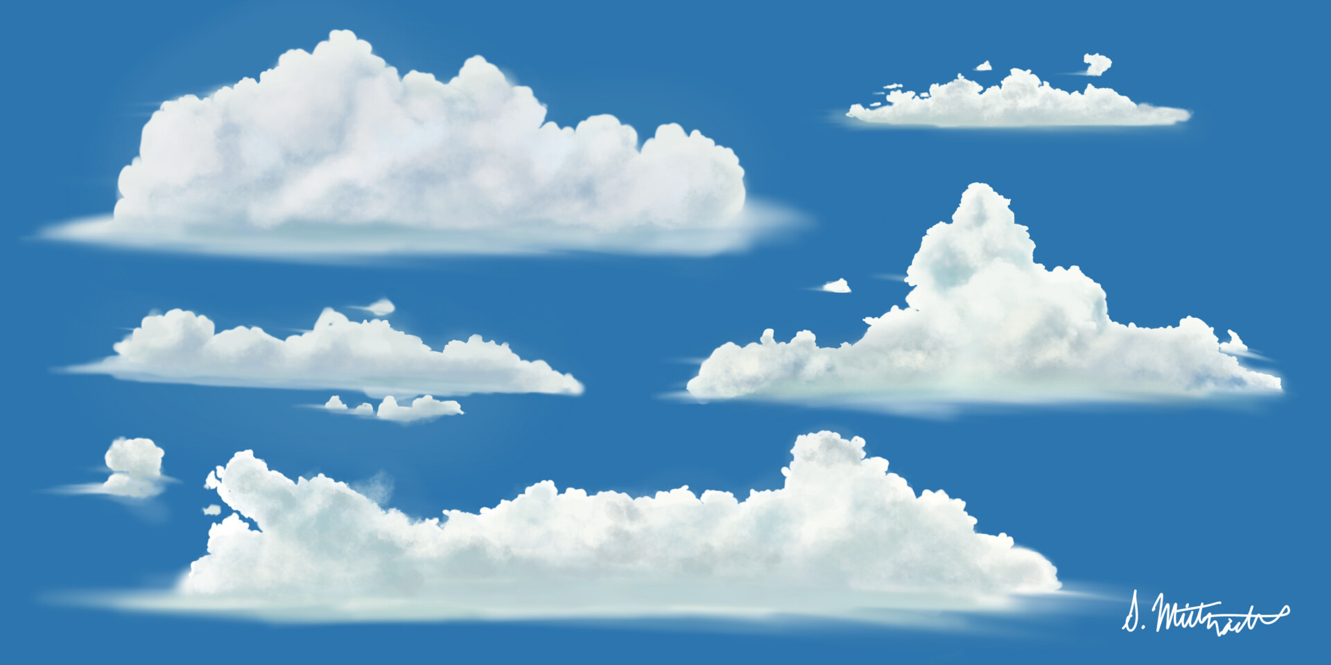 ArtStation - Anime Clouds