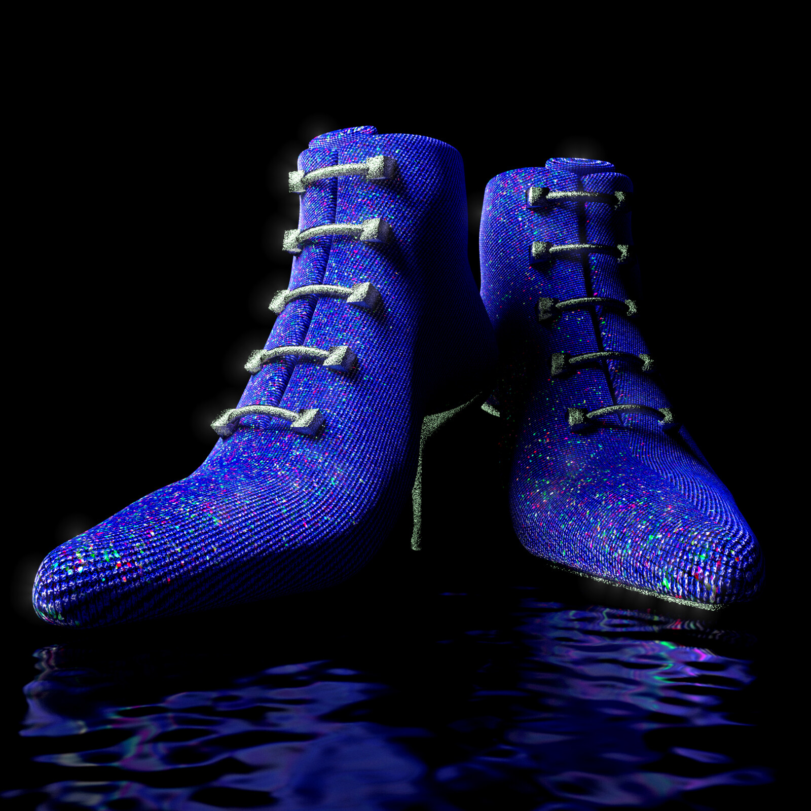 Shoes rendered with  Blender Cycles