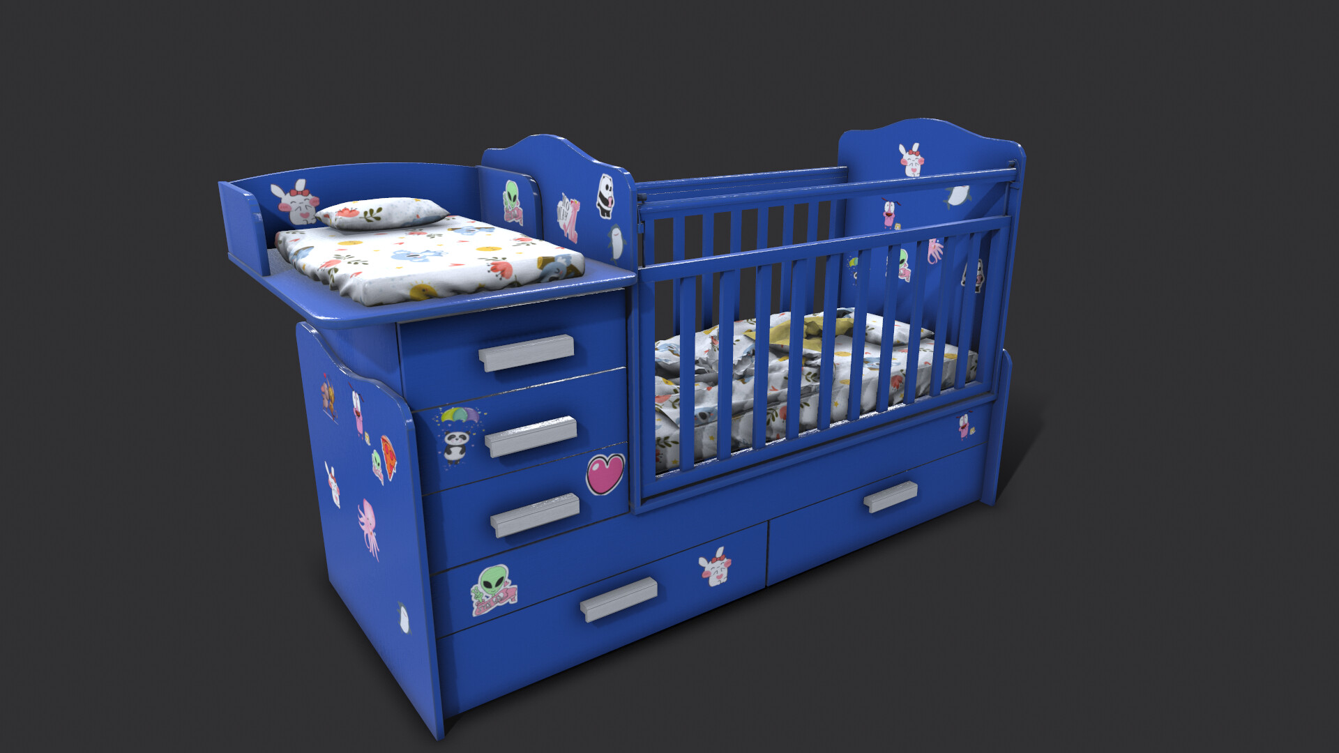 3d бэби. Baby cot 3d