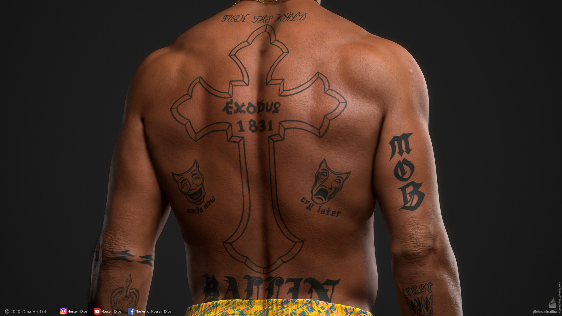Smile Now Cry Later Tattoos 2pac