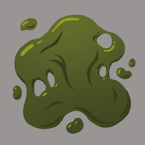 Goo blob pickup.