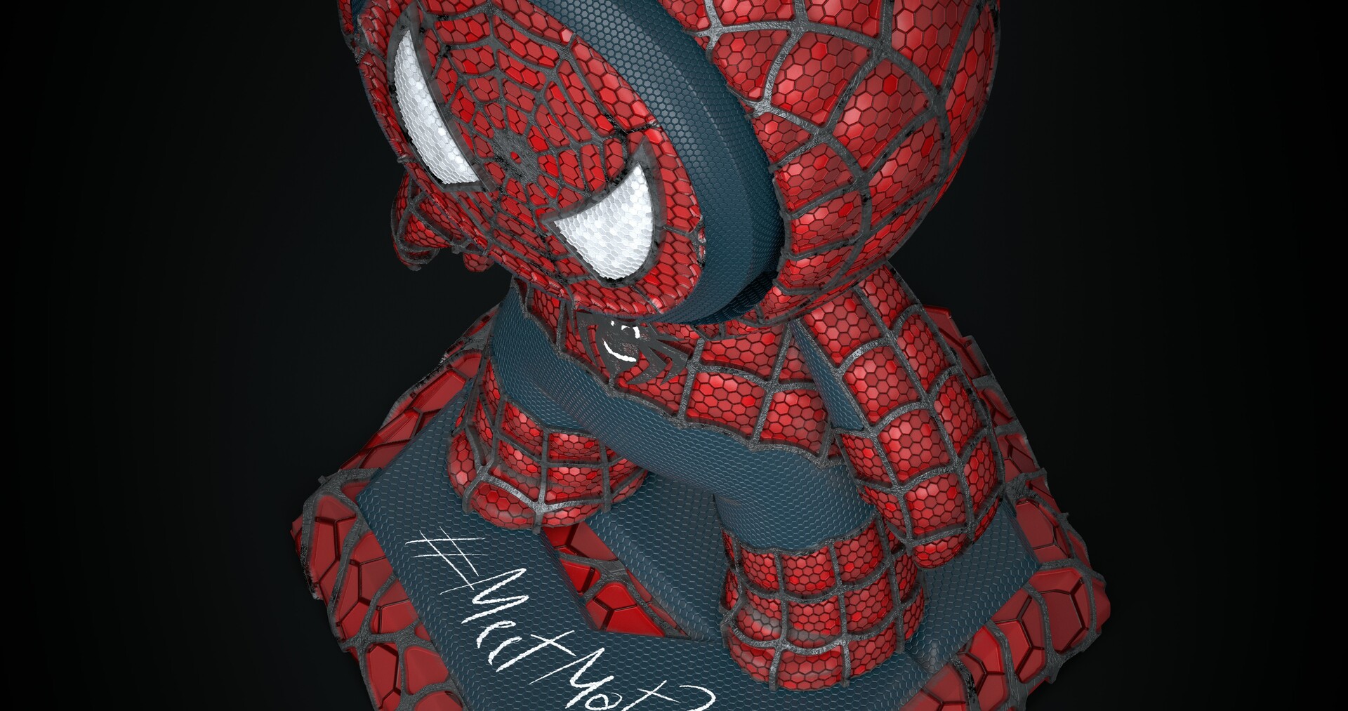ArtStation - Spider-Man - suit texture - Substance Designer material