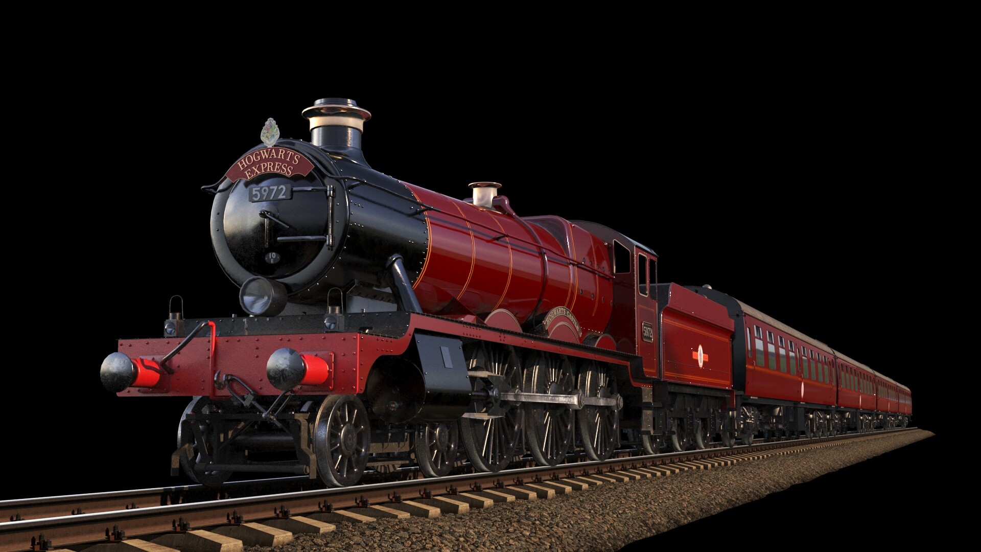 hogwarts castle locomotive