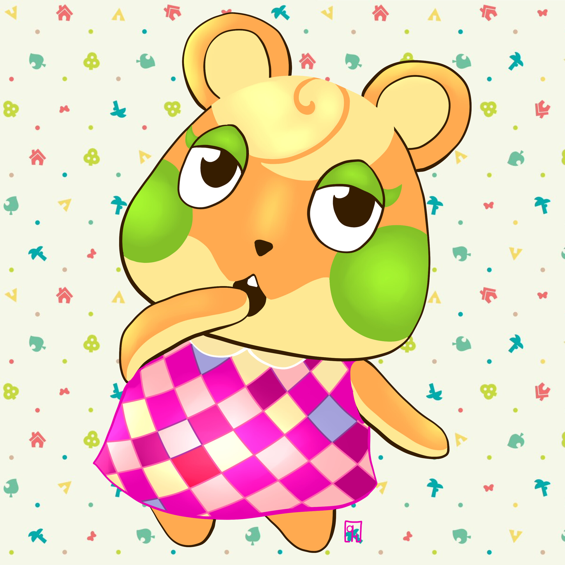 Artstation Animal Crossing Oc S Eloise Laux