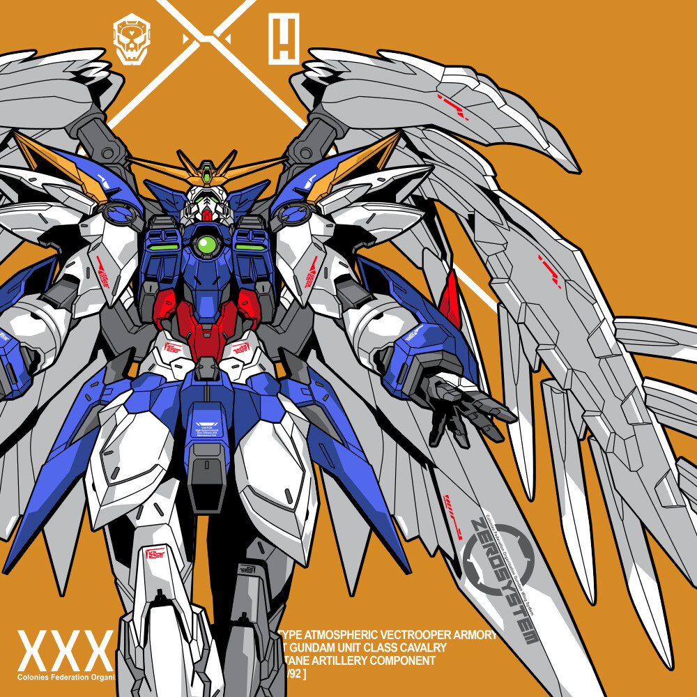 Artstation Gundam Wing Zero Custom Isha Sumantapura
