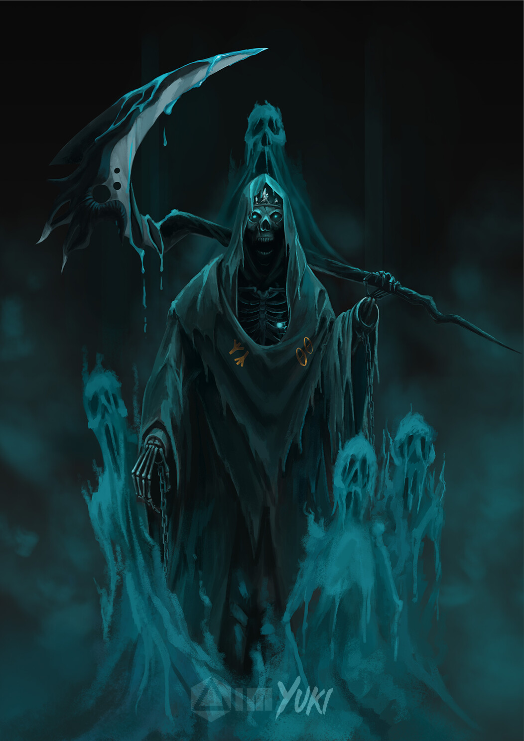 The Grim Reaper, by Aim Yuki : r/ImaginaryImmortals