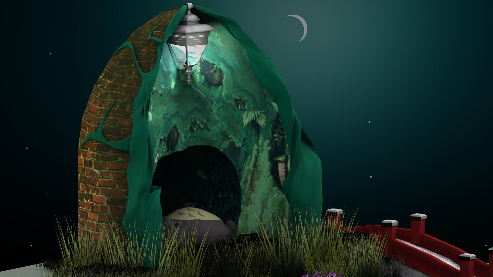 Artstation My Neighbor Totoro 3d Victoria Louise