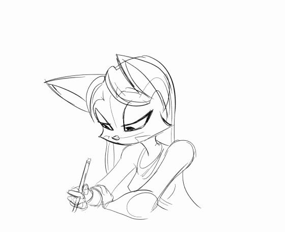 line test animation