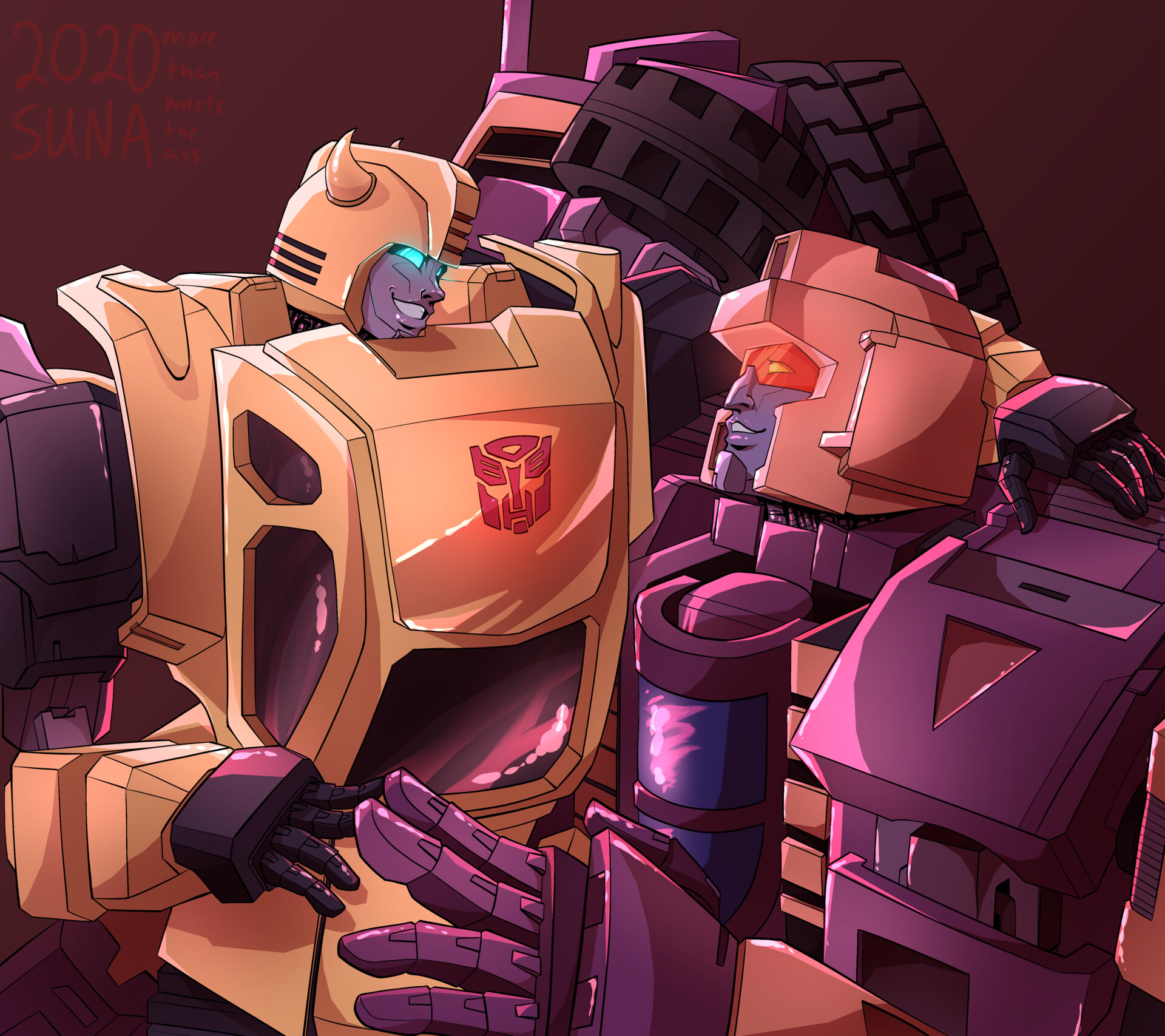 ArtStation Bumblebee and Blitzwing, G1 Style