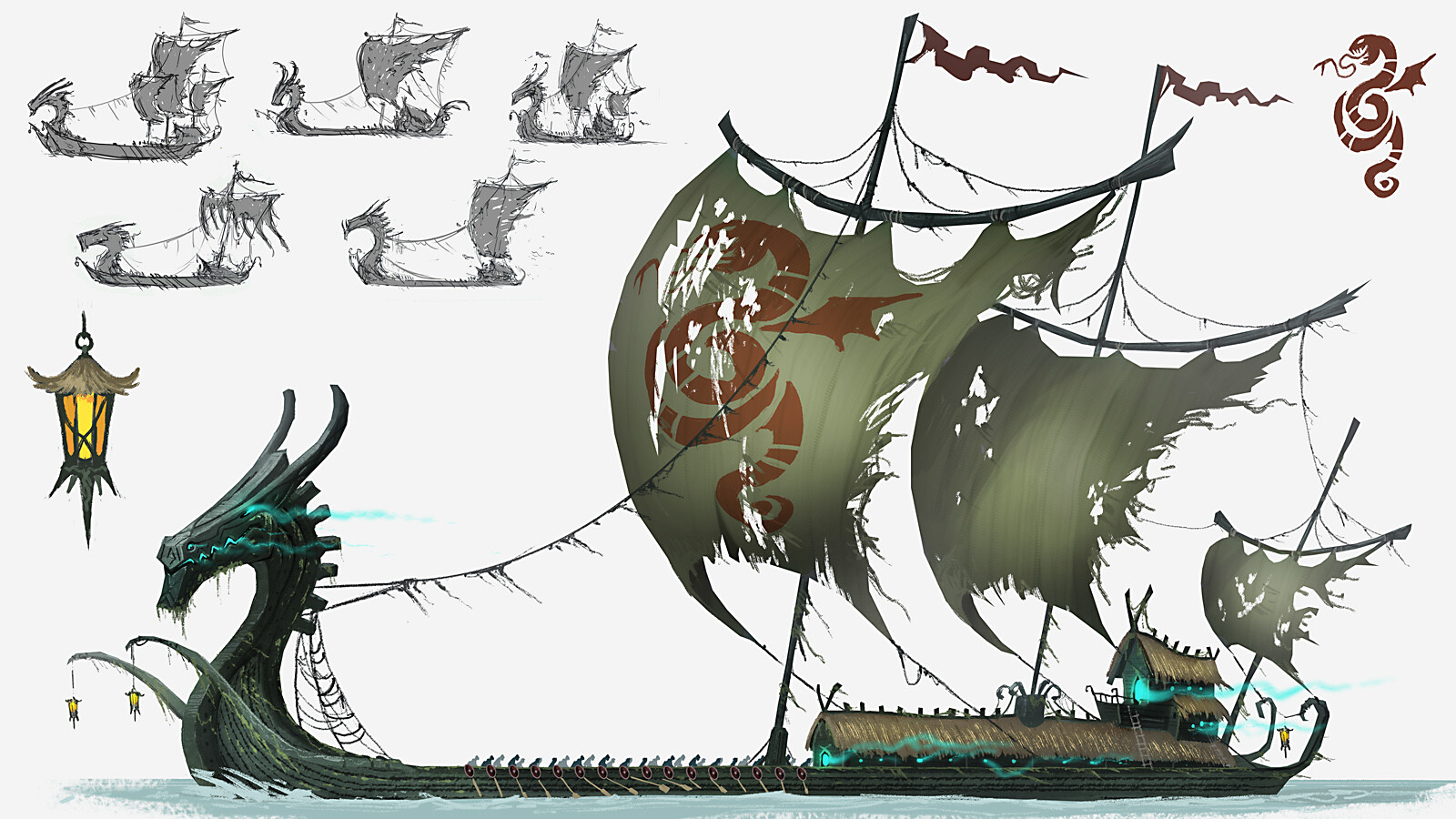 ArtStation - Viking ghost ship, Shaun Keenan