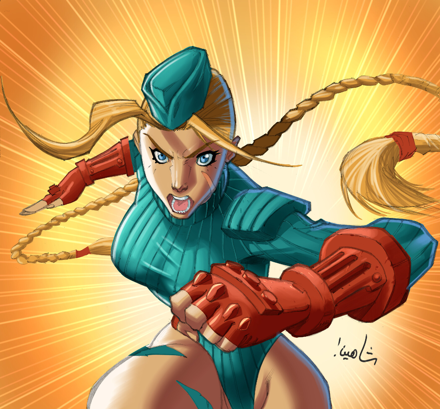 ArtStation - Cammy White WIP Street Fighter Fan Art