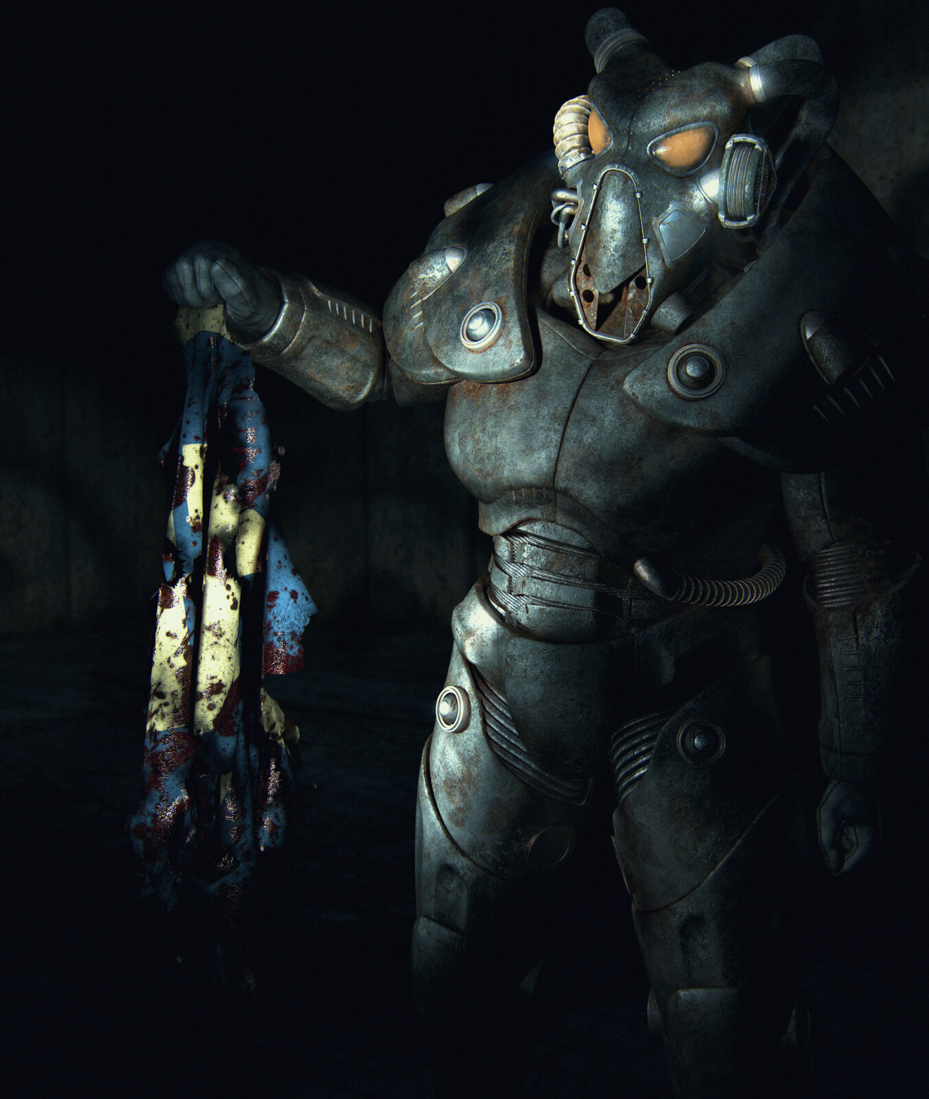 Andrius balciunas advanced power armor fallout 2 fan art 2012