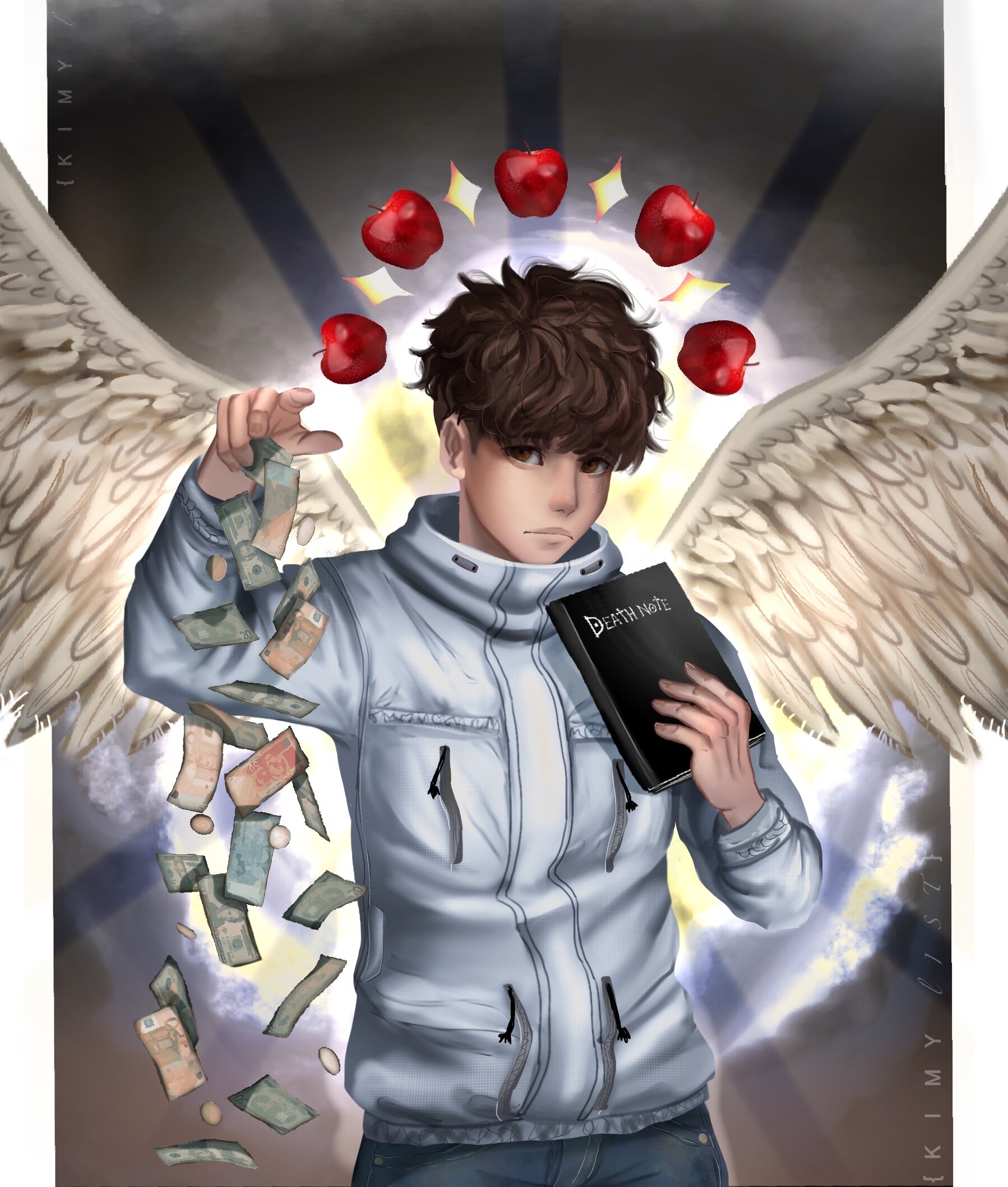 ArtStation Minoru Tanaka death note, Kimy List