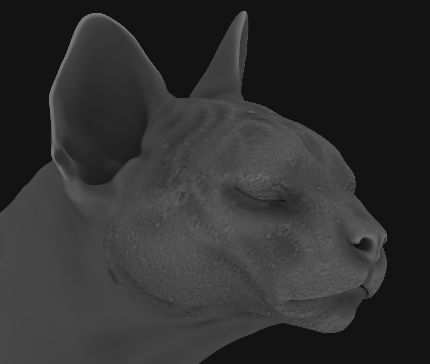 SpecR driven from TexturingXYZ displacement, AO and Curvature.