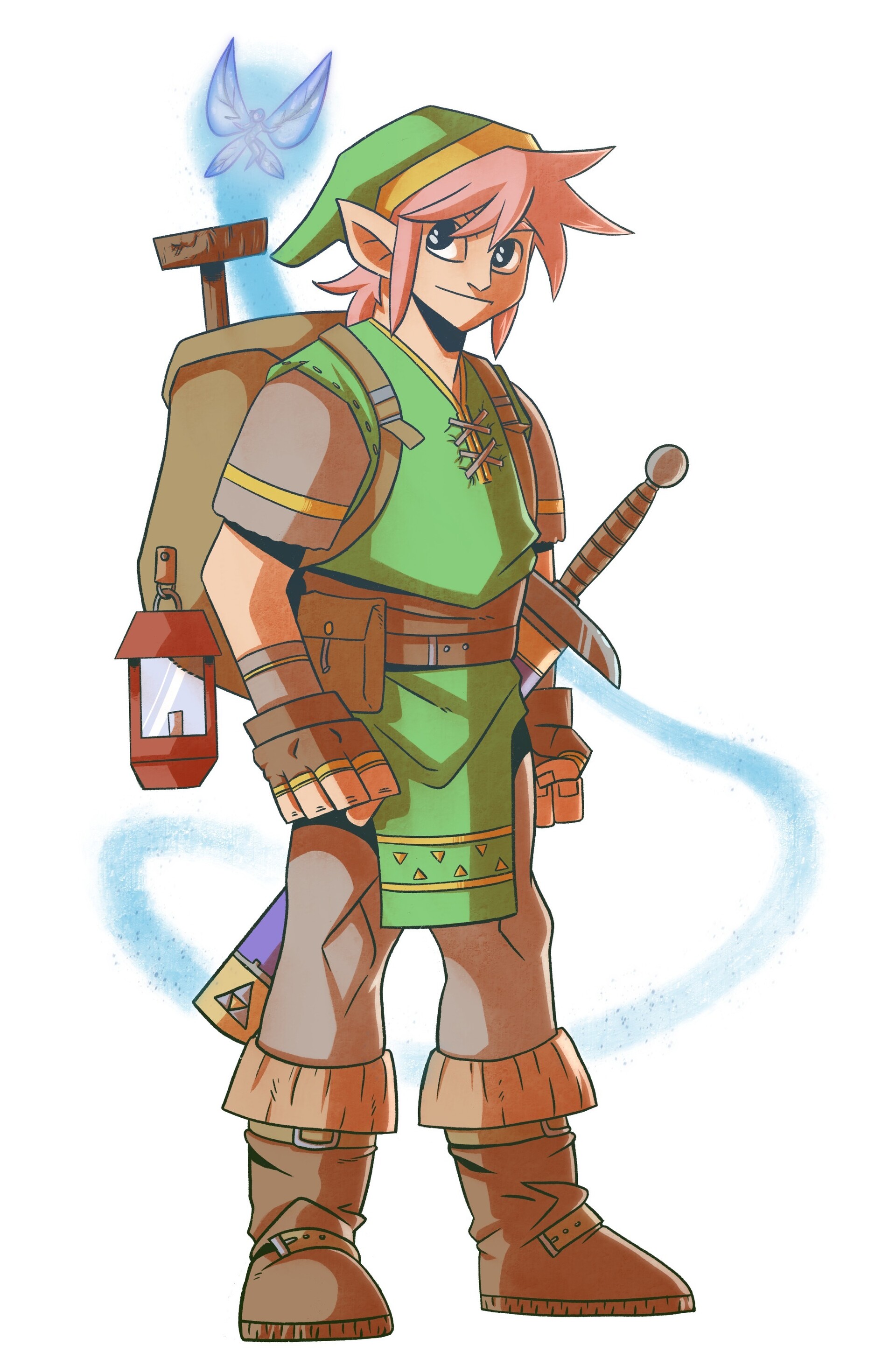 Link To The Past Pink Hair