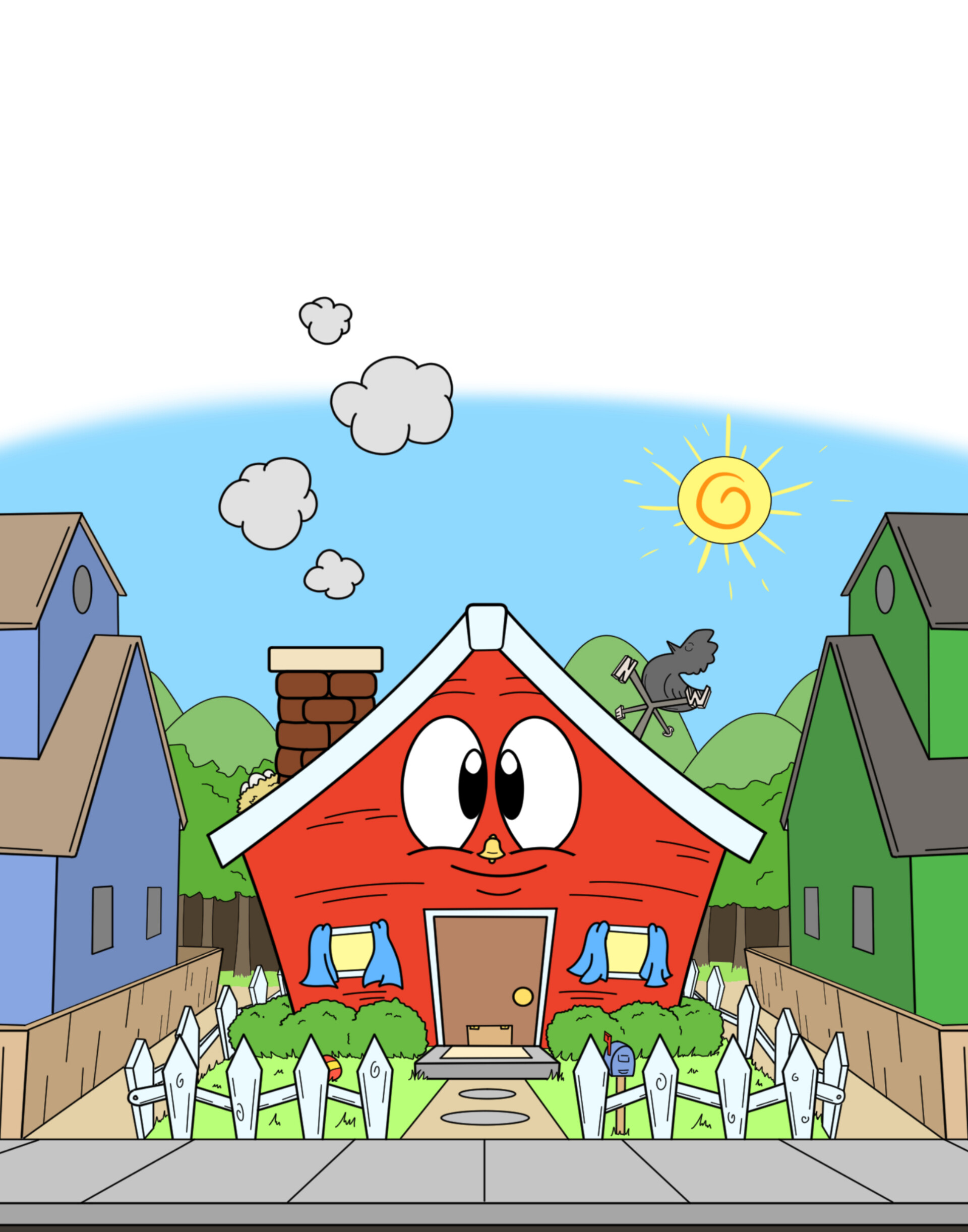 Mason Hardison The Little Red House Illustrations