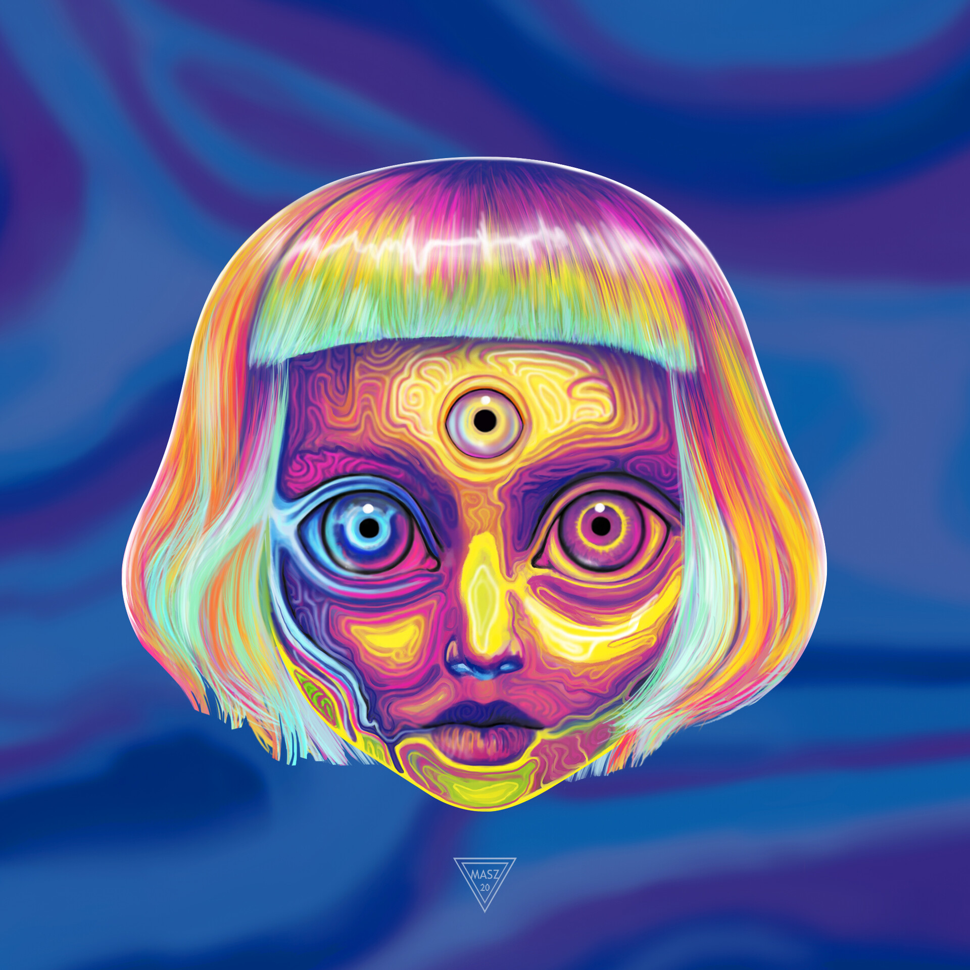 Artstation Third Eye Masziel Mendez