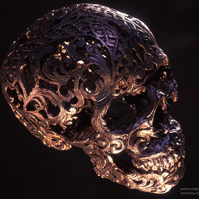Pete mc nally petemcnally skull 03