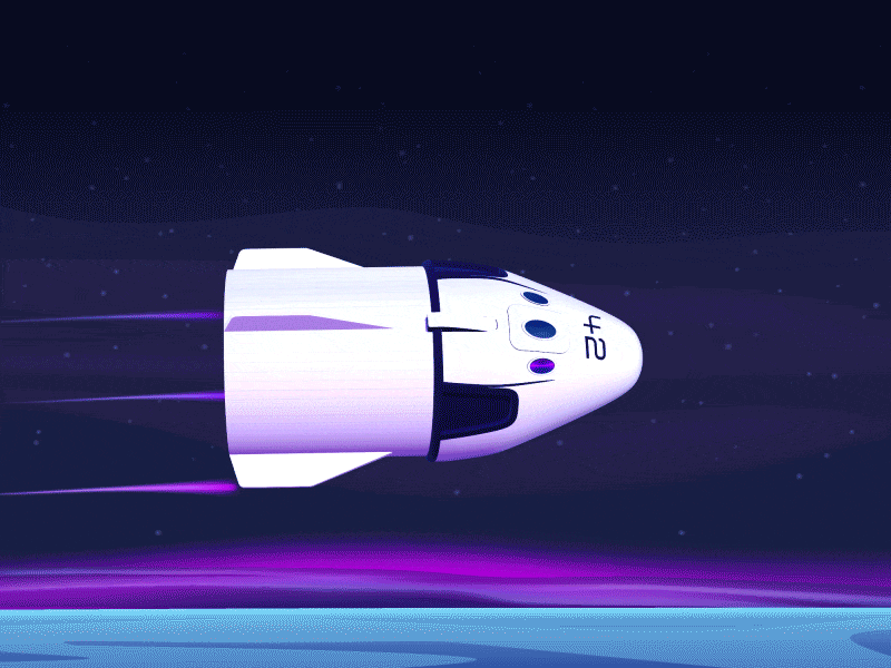 Artstation Spacex Dragon Animated 3d Model Xplai Games