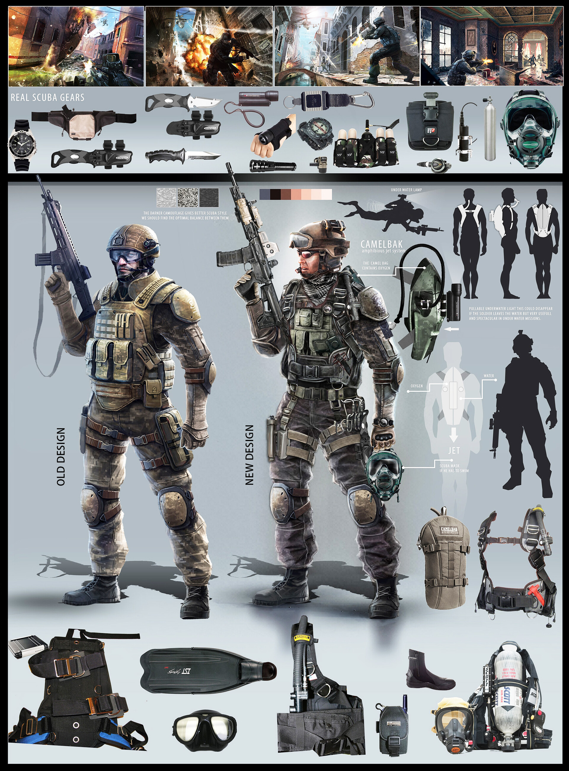 Csaba Molnar Modern Combat 5 Concept and Art Direction