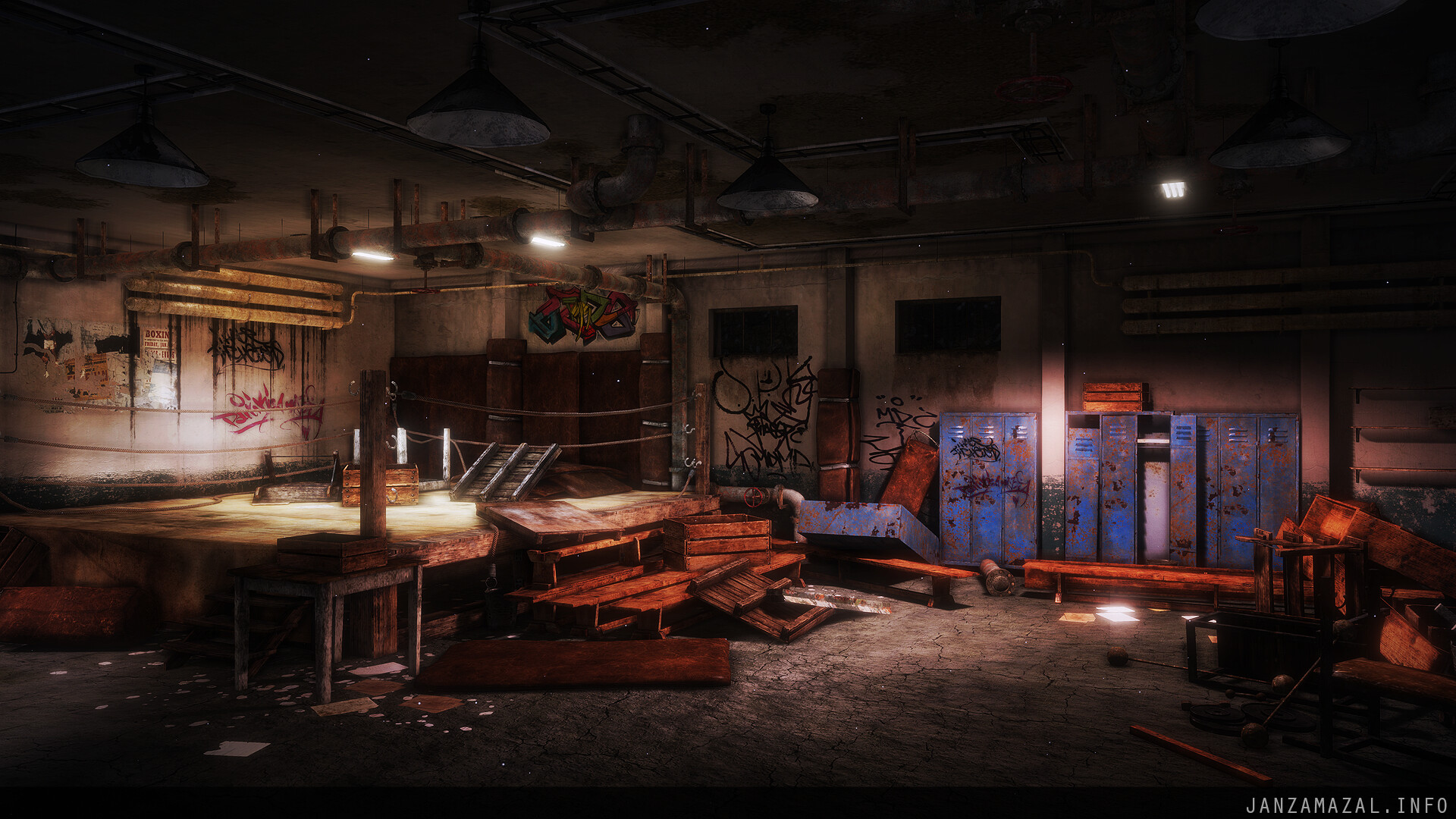 jan zamazal abandoned boxing gym