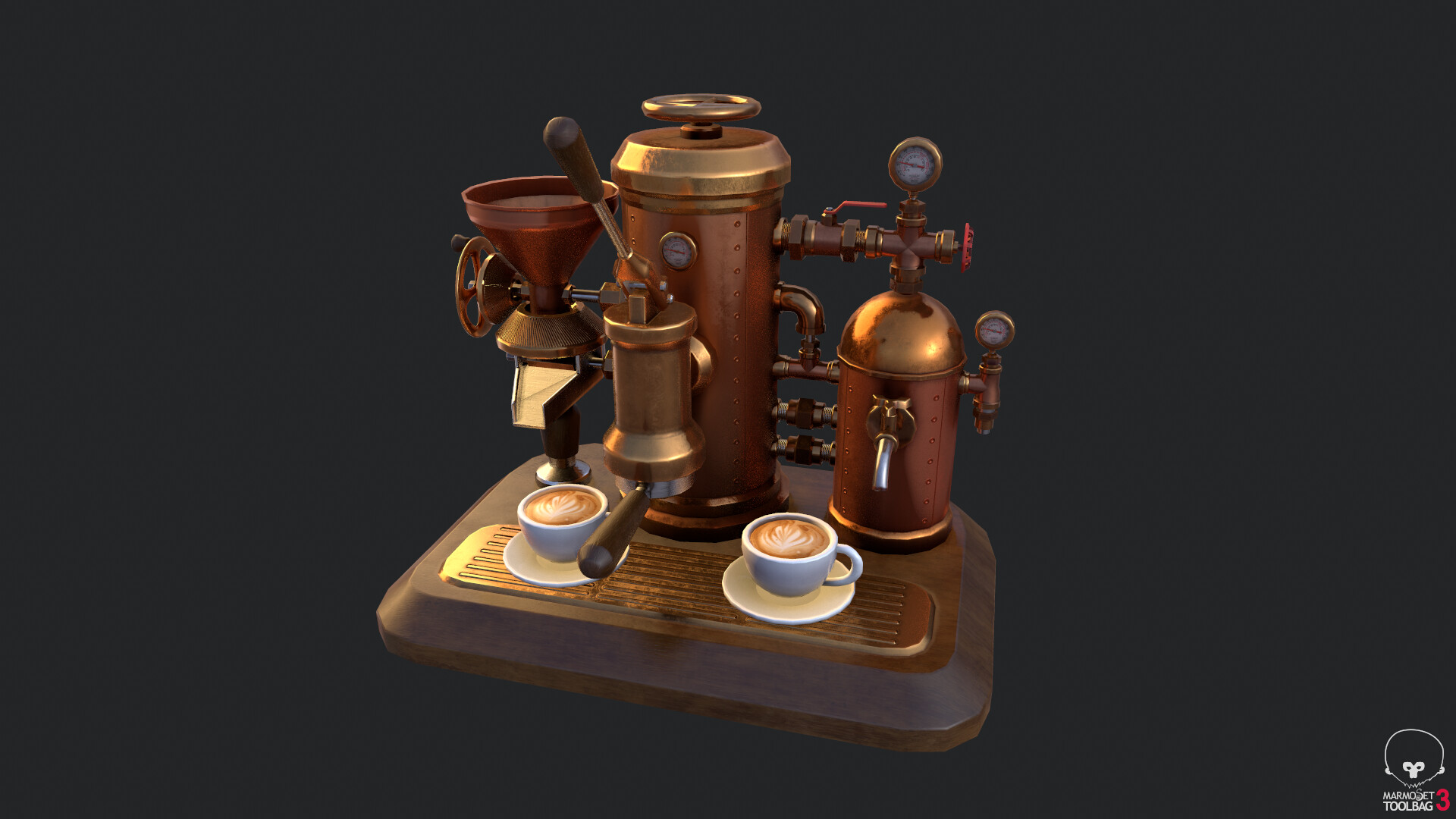 Steampunk cheap espresso machine