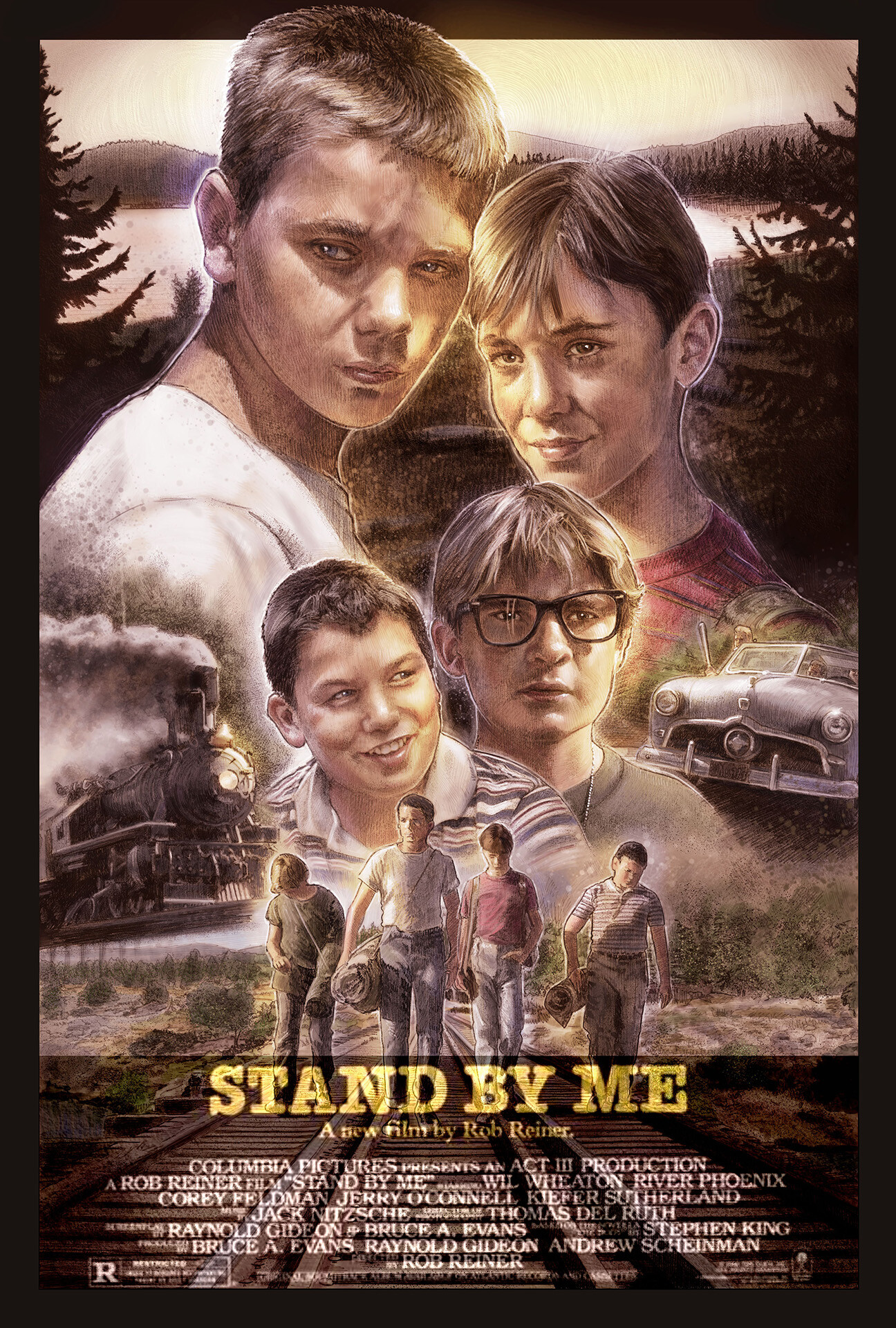 Artstation Stand By Me Alternate Movie Poster Daniel Tetzner