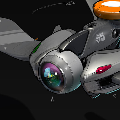 Samuel aaron whitehex laser drone concept 01
