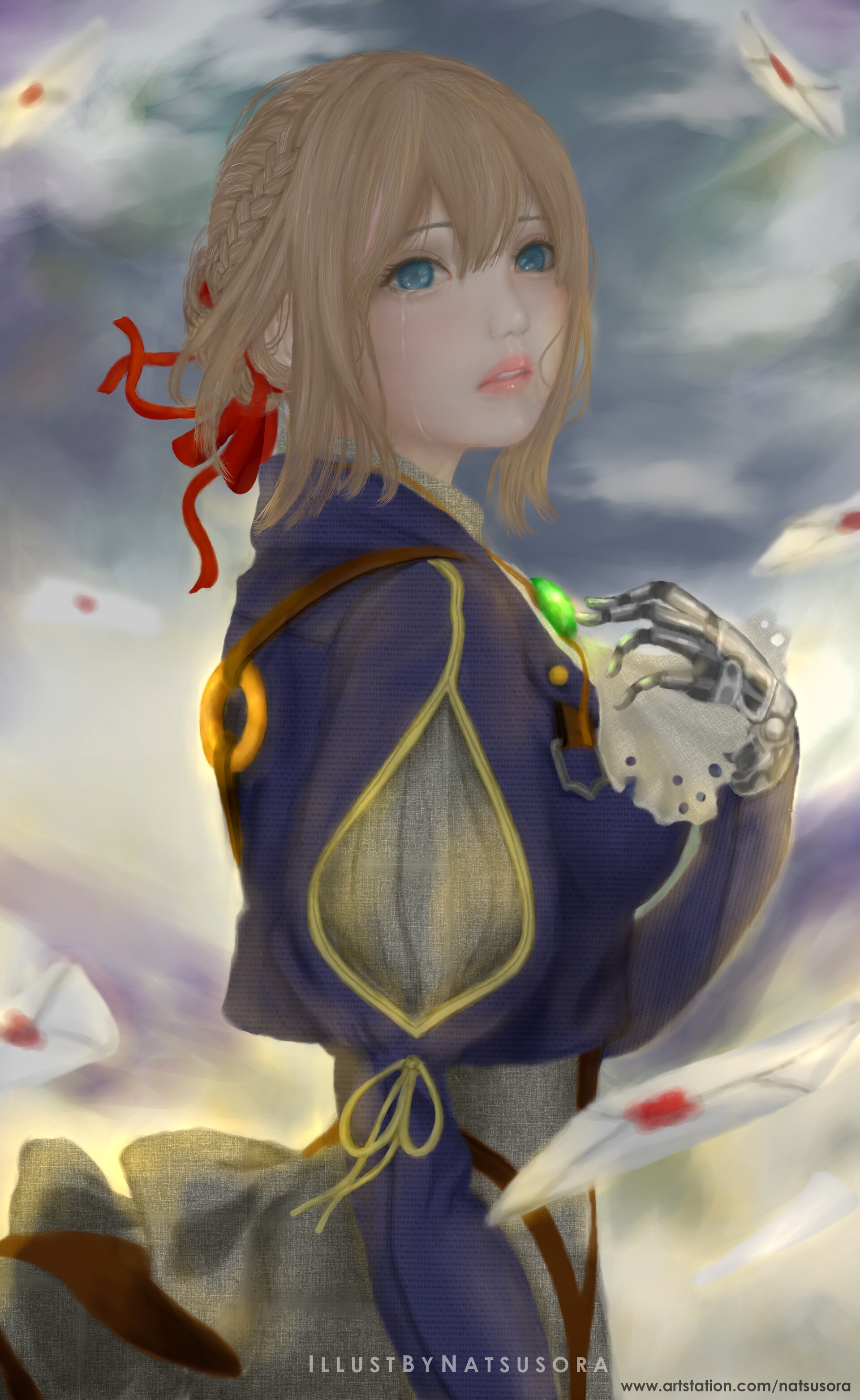 Wallpaper Artstation Violet Evergarden Natsu Sora Free HD