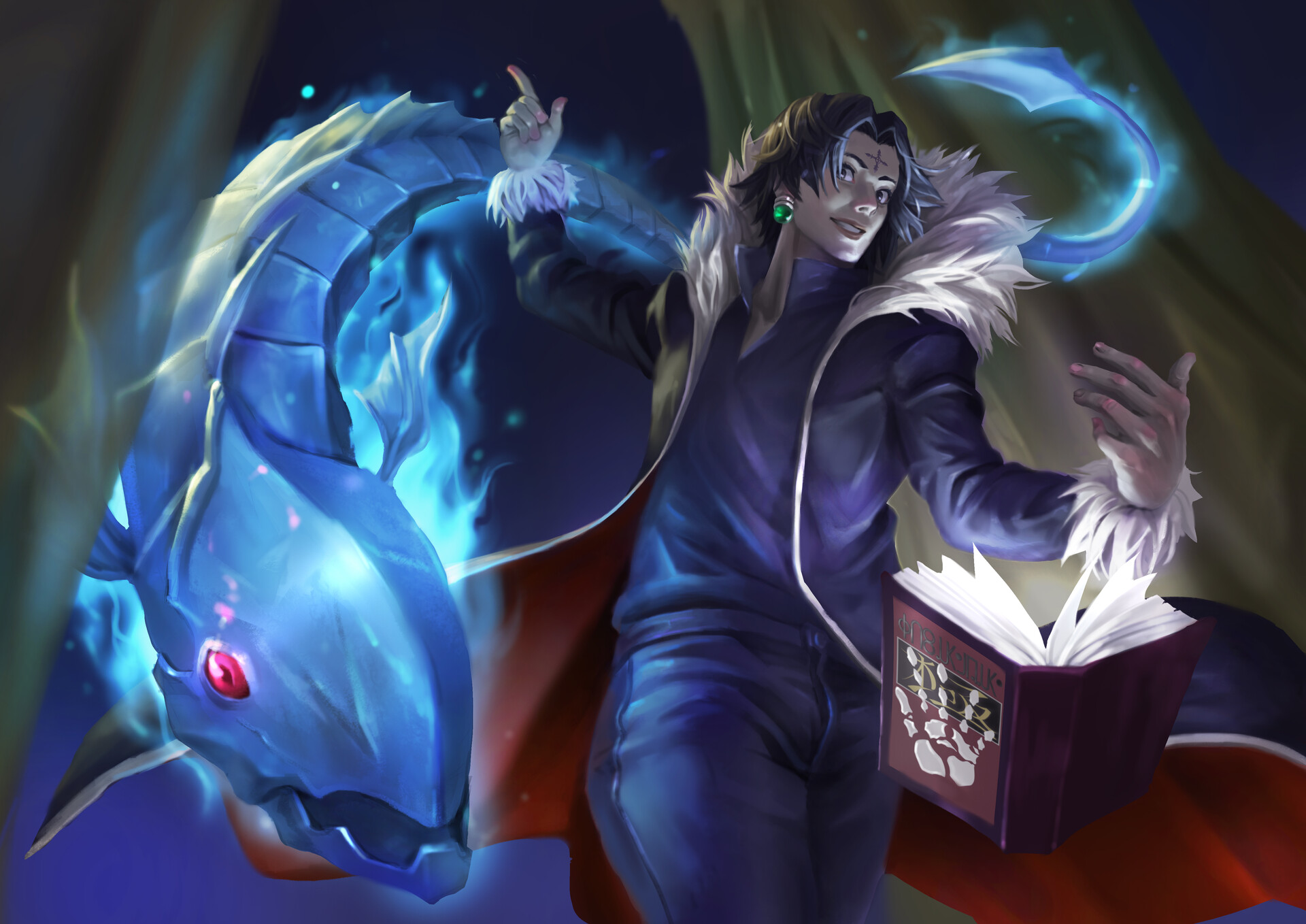 Chong Hwa Kian Chrollo Lucilfer Fan Art Một góc của female kurapika. chong hwa kian chrollo lucilfer fan art