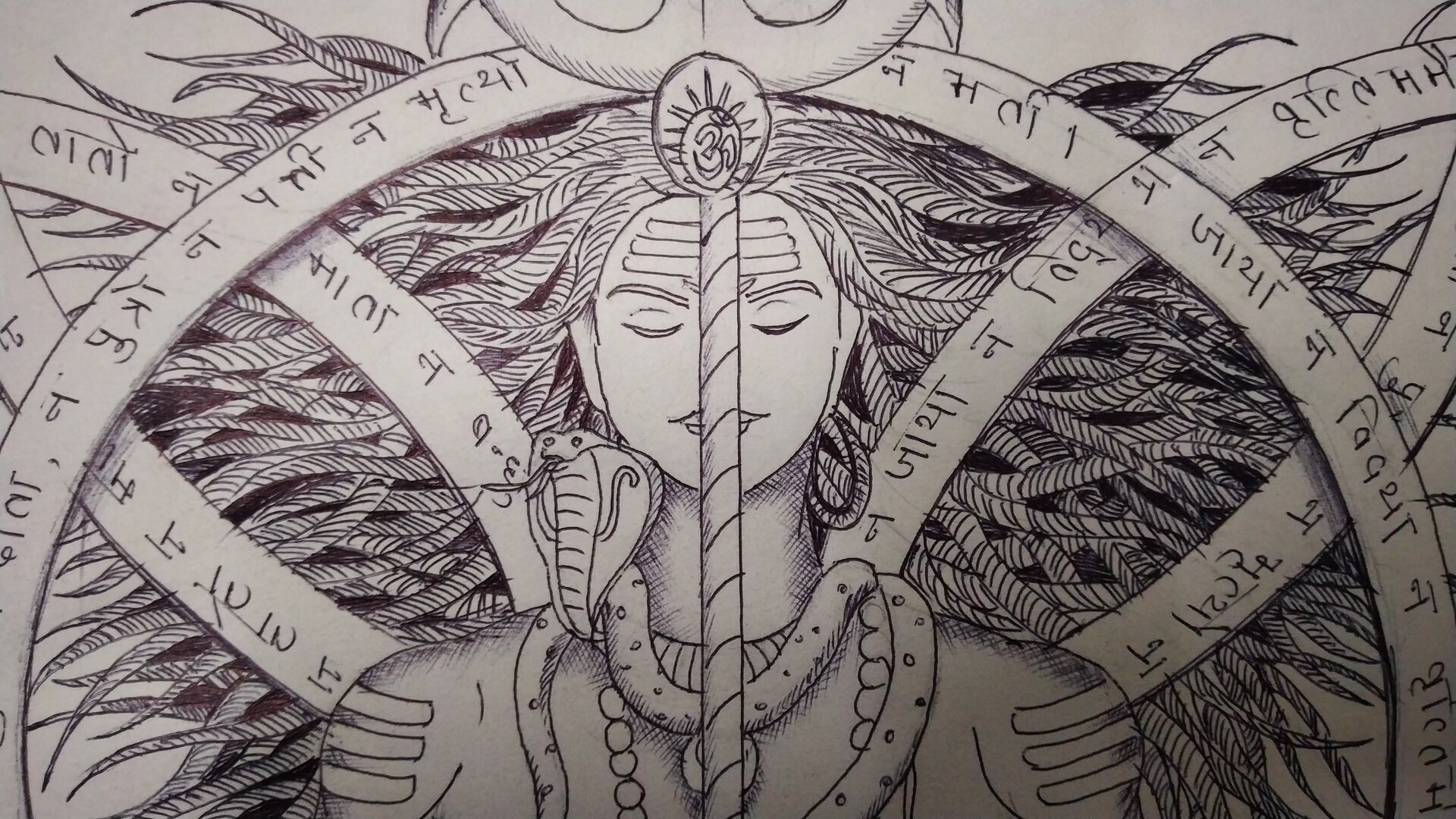 Artstation Sketch Of Lord Shiva Pen Art Ranjit Prasad Sharma He is god of destruction and transition or transformation. lord shiva pen art ranjit prasad sharma