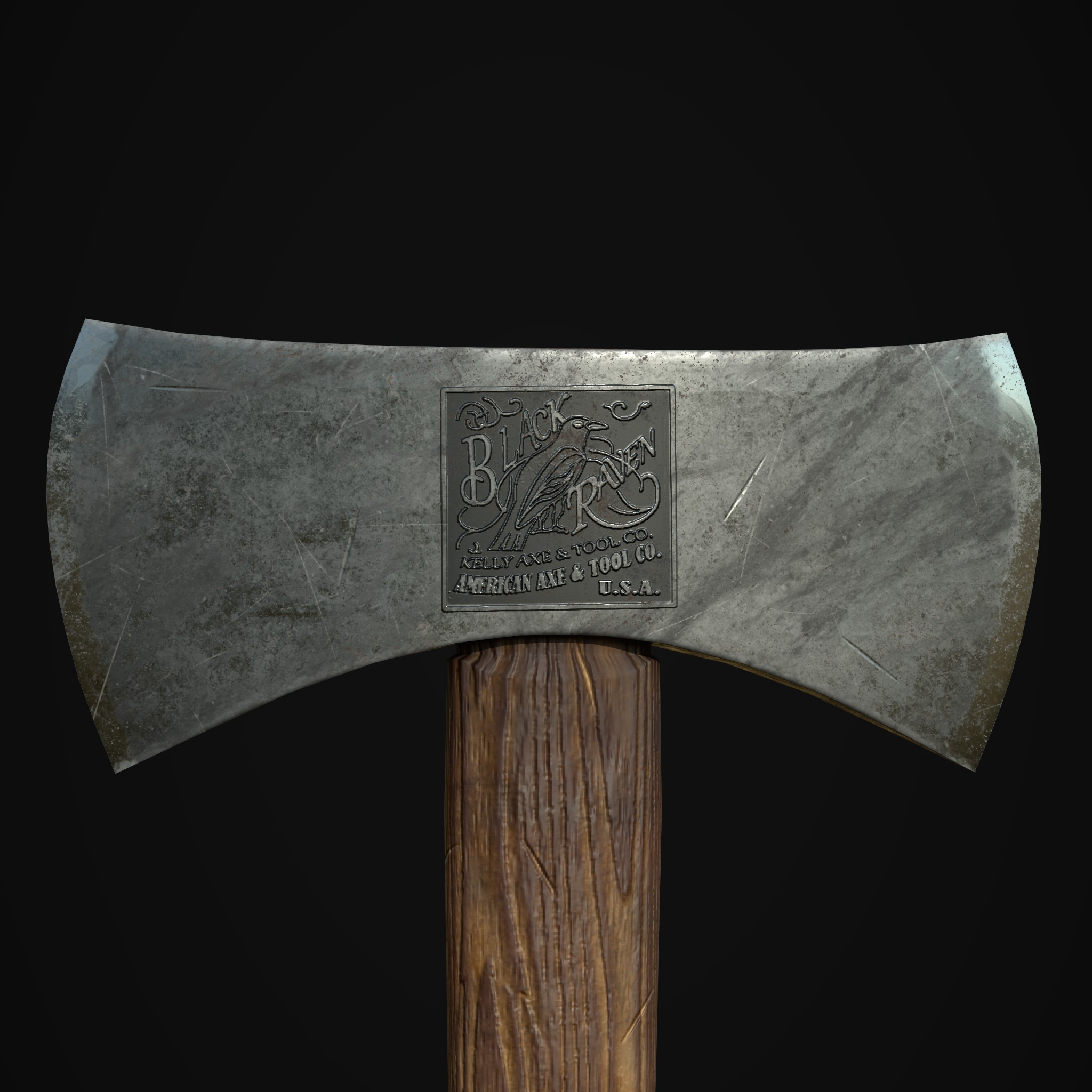 Black outlet raven axe