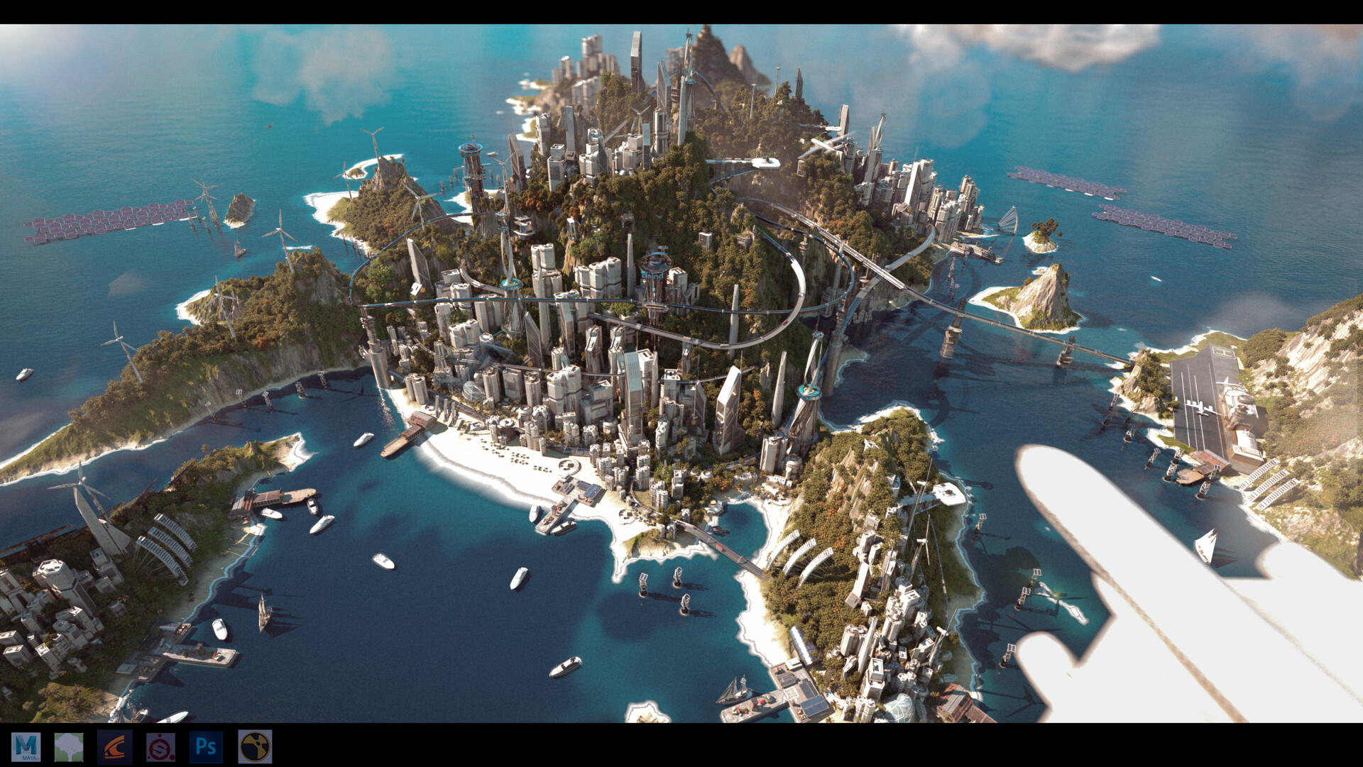 ArtStation - Tropical Island/Future City/environment ...