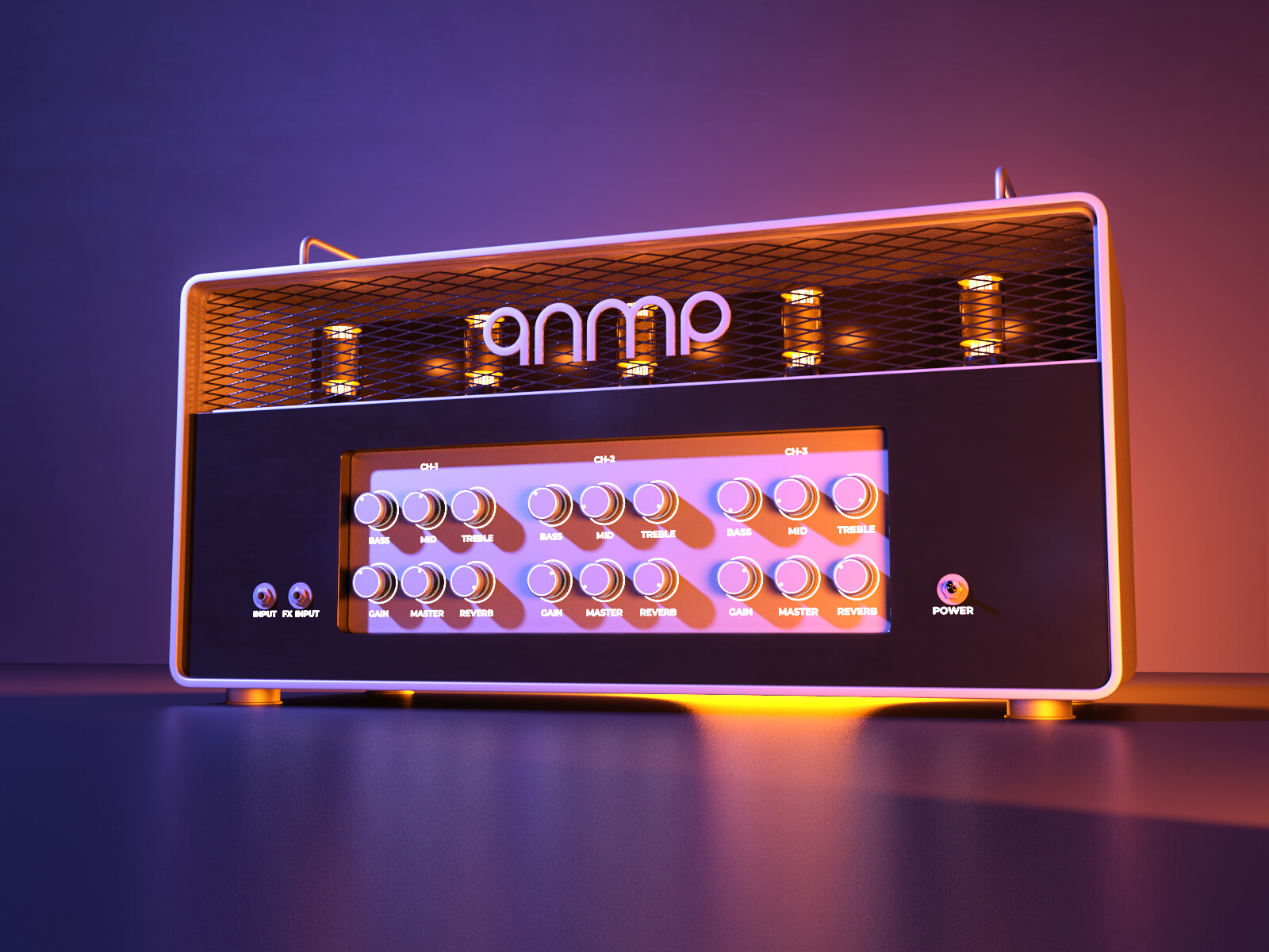 ArtStation Guitar Tube Amp by QAMP