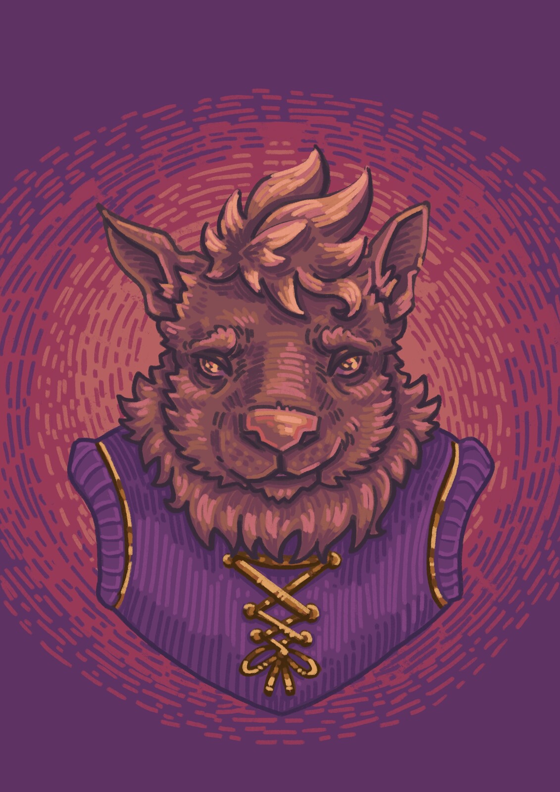 Wombat Bard portrait, isn’t that smile irresistible? He’s one of the 5 playable characters on this adventure!