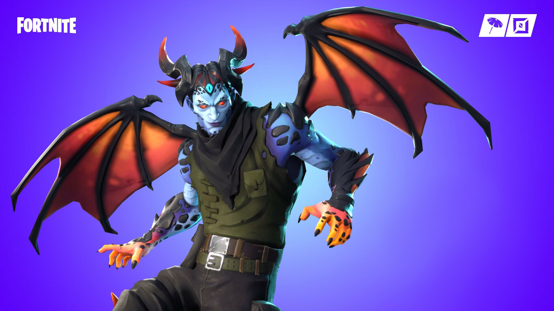 download demon fortnite skin for free