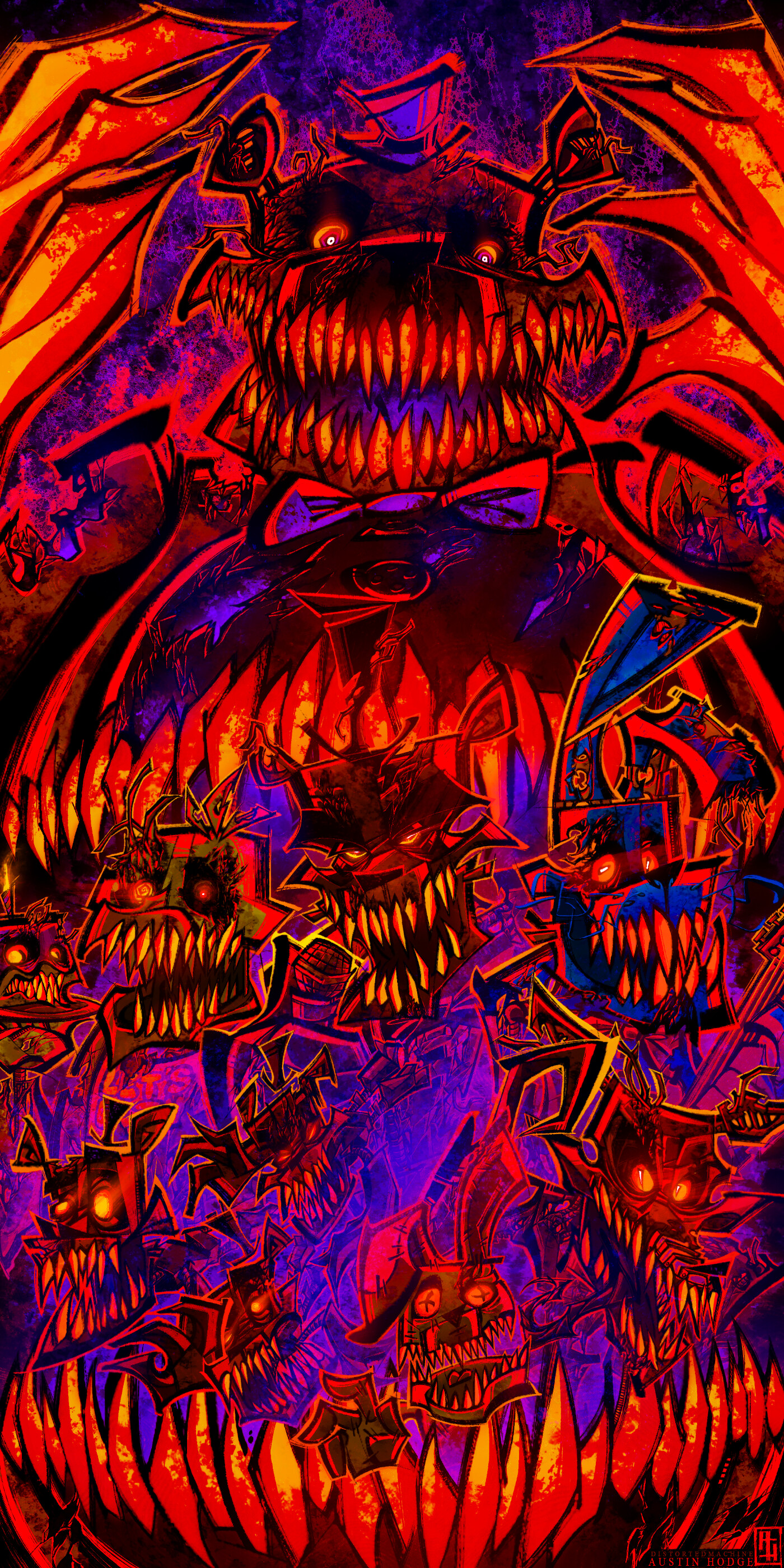 Abstract Distract: Five Nights at Freddy's 4 + Brutal Doom 