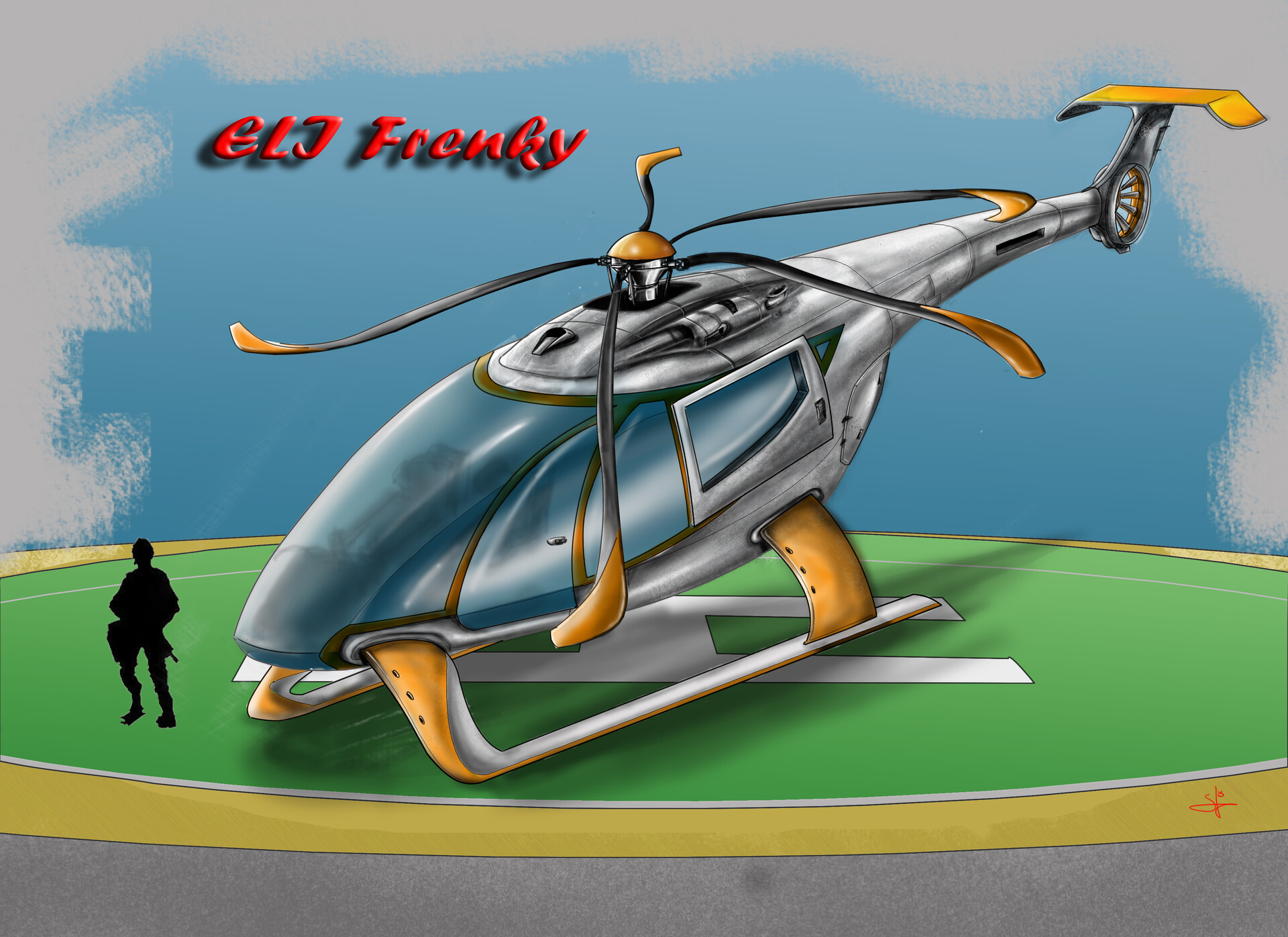 Sergio Alberico Elicopter