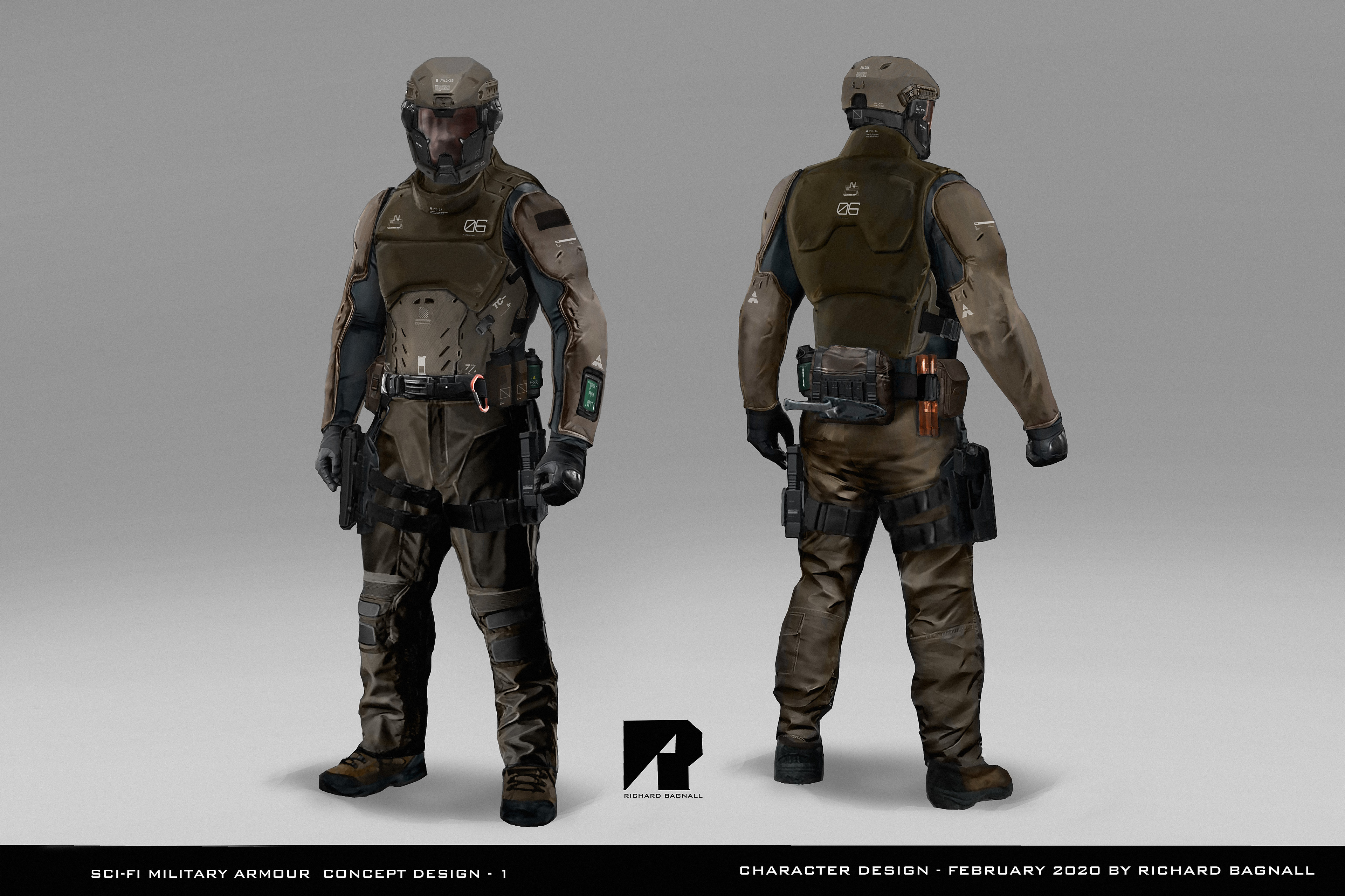 Light infantry NIJ Level 5 nomex/kevlar impact body armour