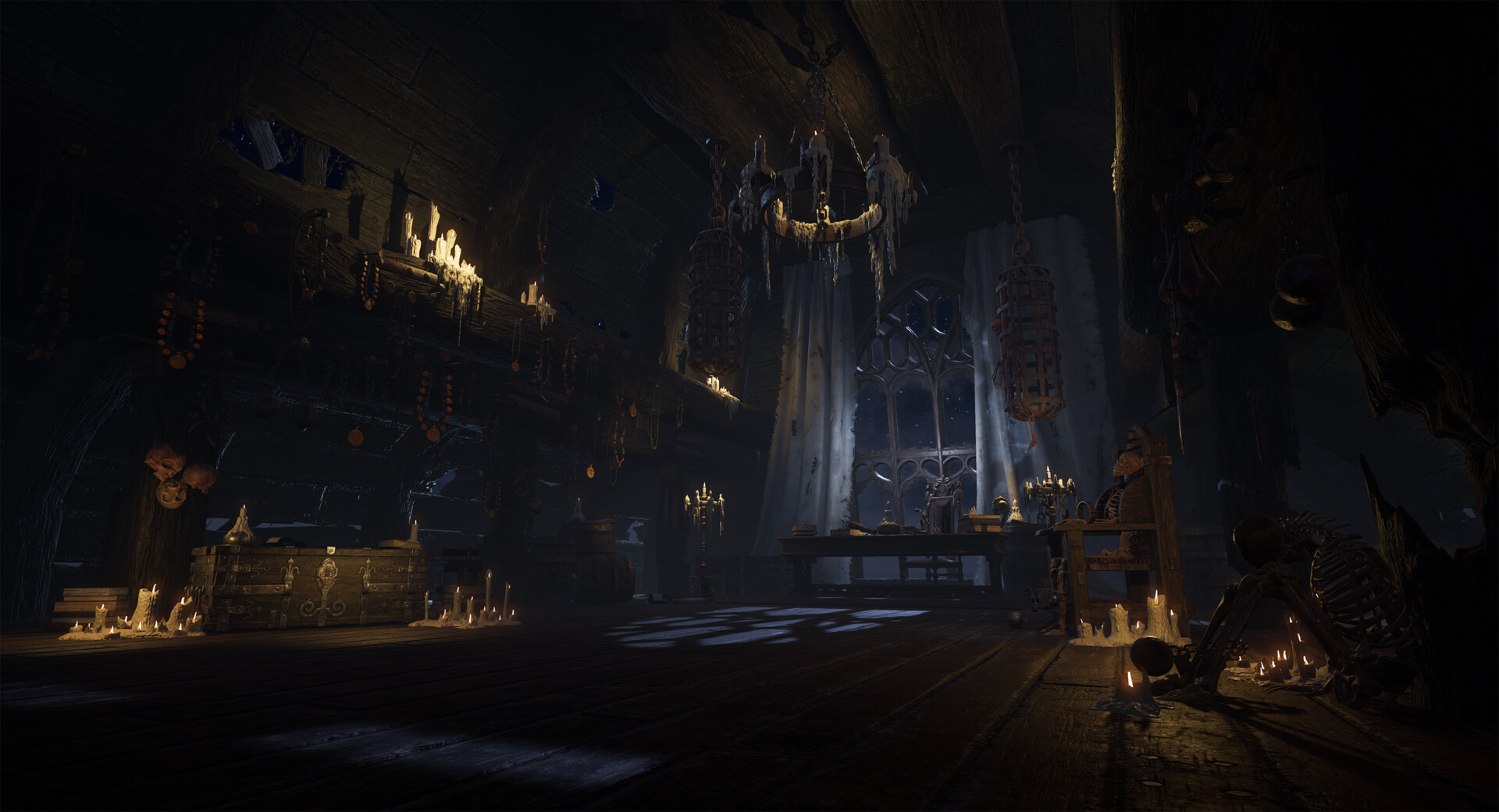 Artstation Old Pirate Ship Cabin Wip Angelos Kostelis