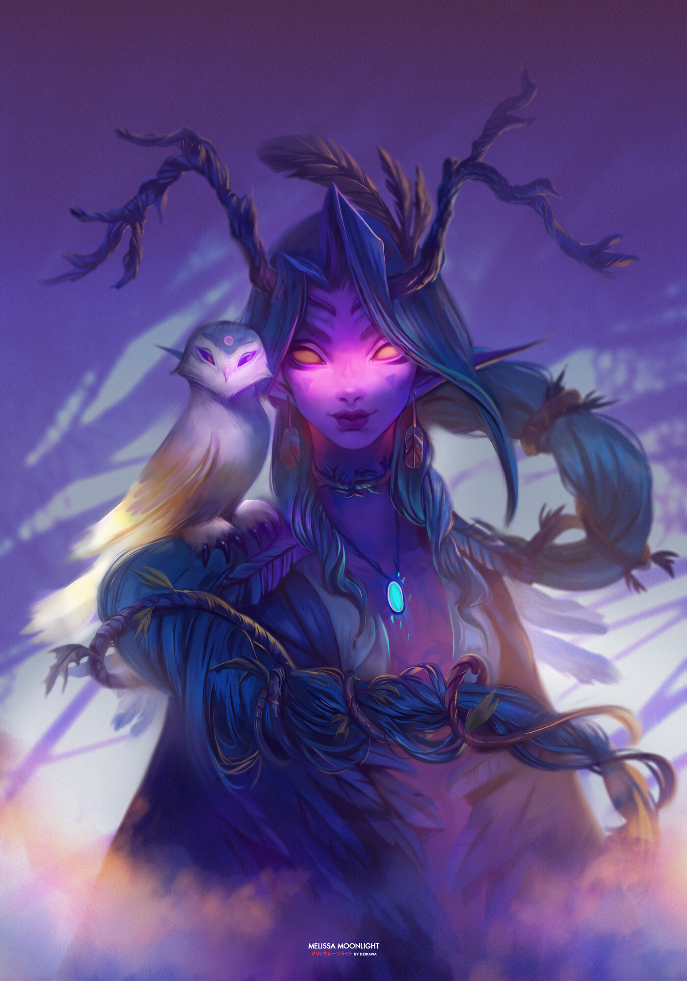 ArtStation - Druid Melissa Moonlight