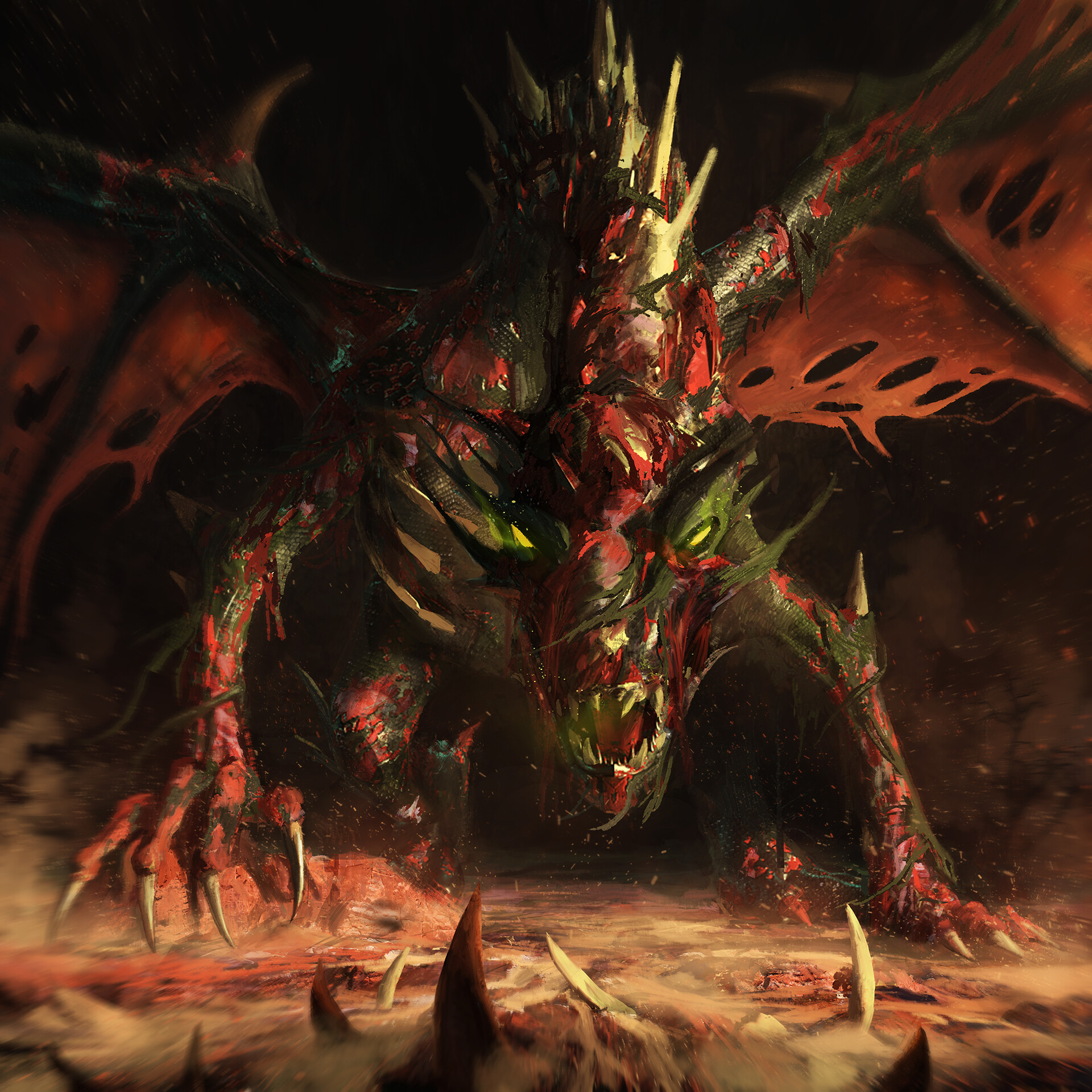 ArtStation - Zombie Dragon, Honor the Fallen