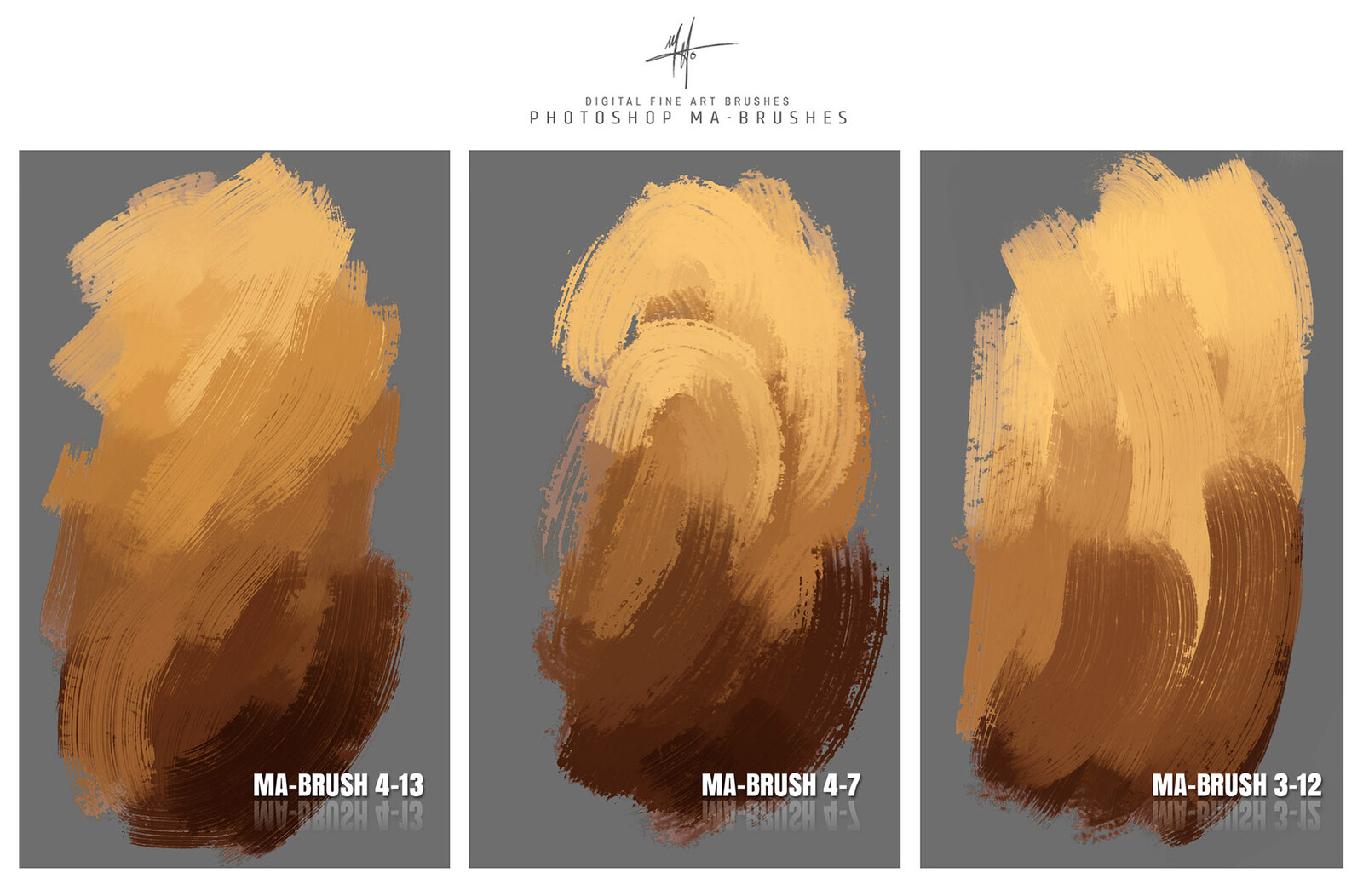 Photoshop Brushes for Digital Art Painting - CLOSE UP!