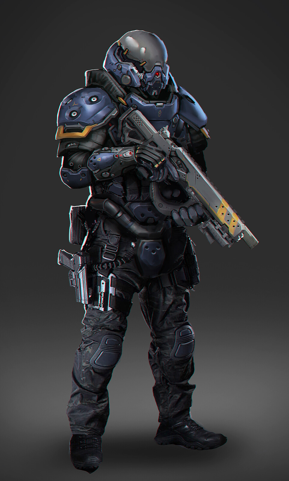 Scifi soldier 
